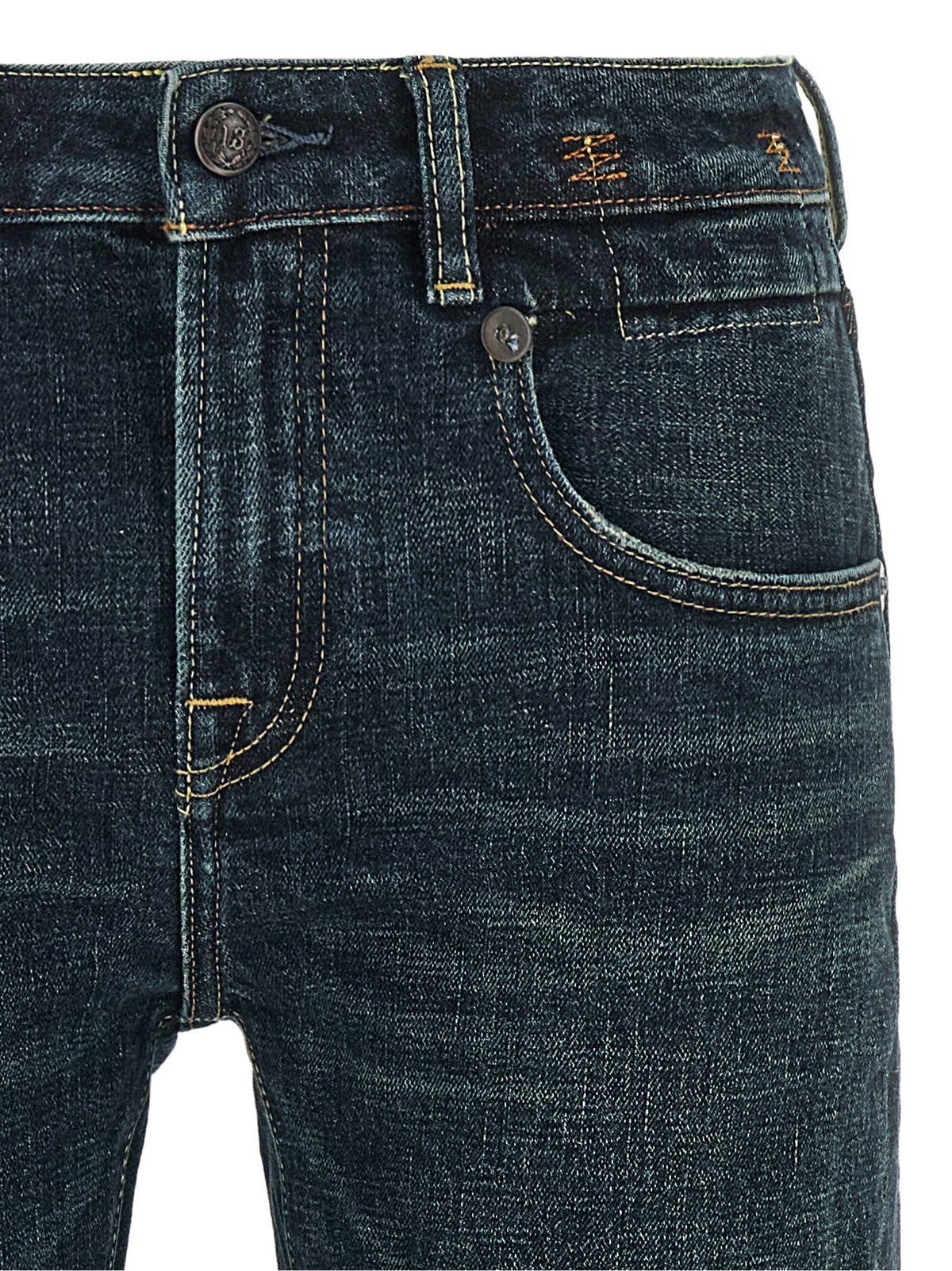 R13 Turn Up Jeans