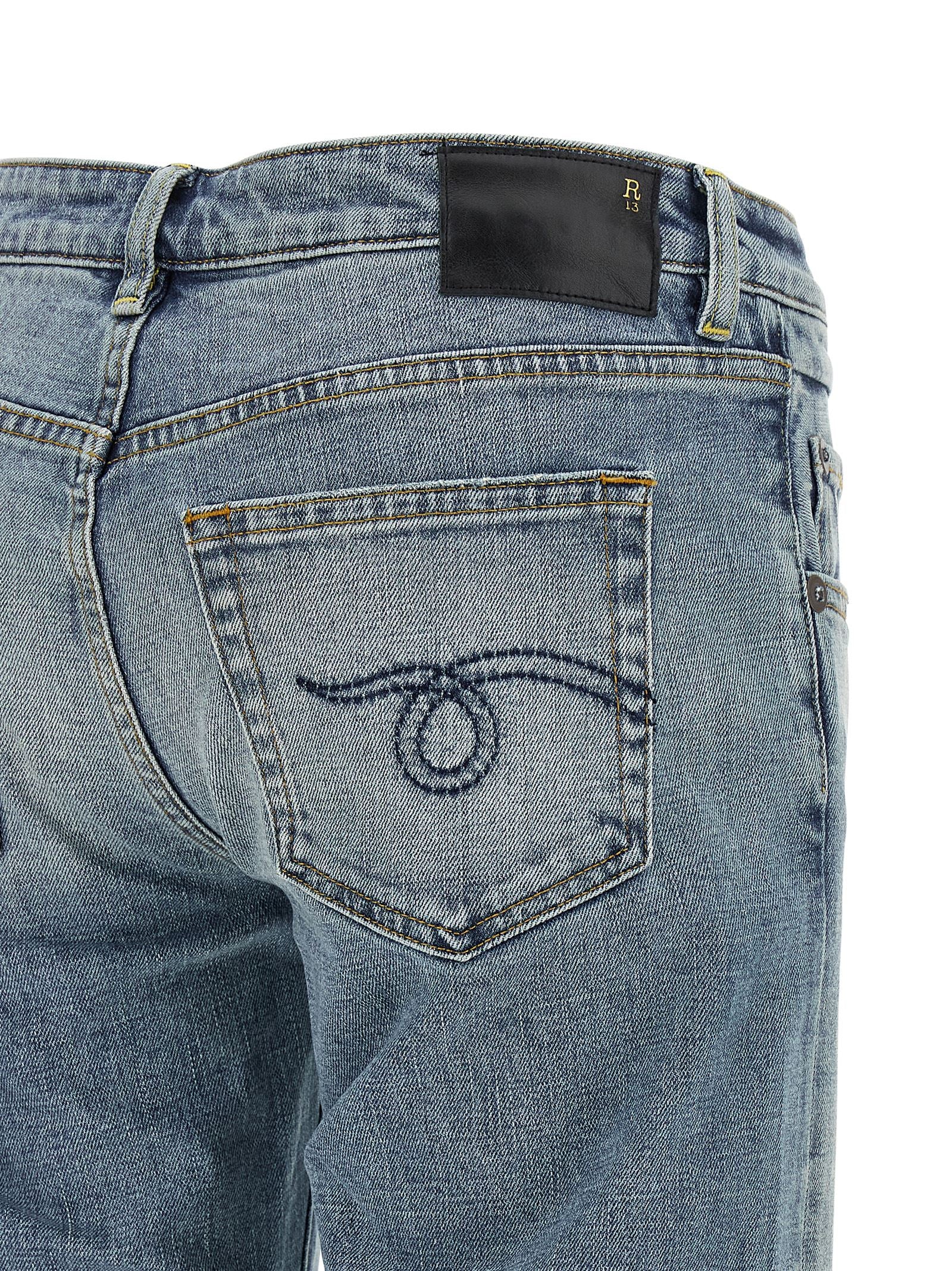 R13 'Boy Flare' Jeans