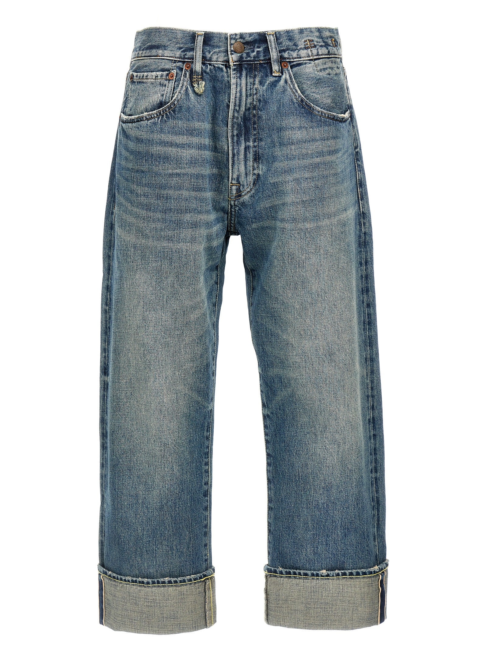 R13 'Cuffed X Bf' Jeans