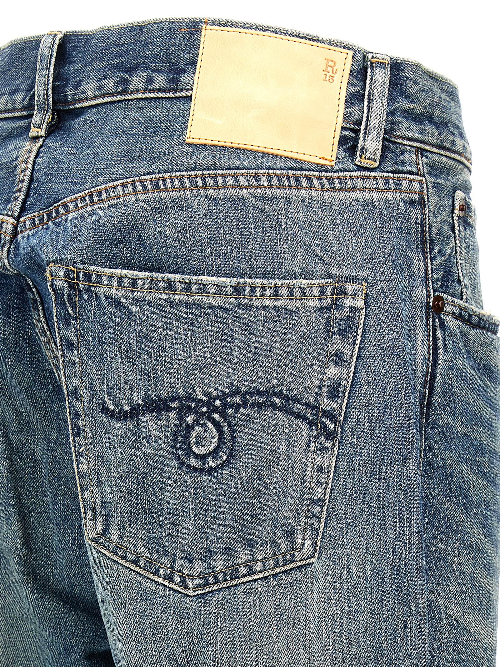 R13 'Cuffed X Bf' Jeans