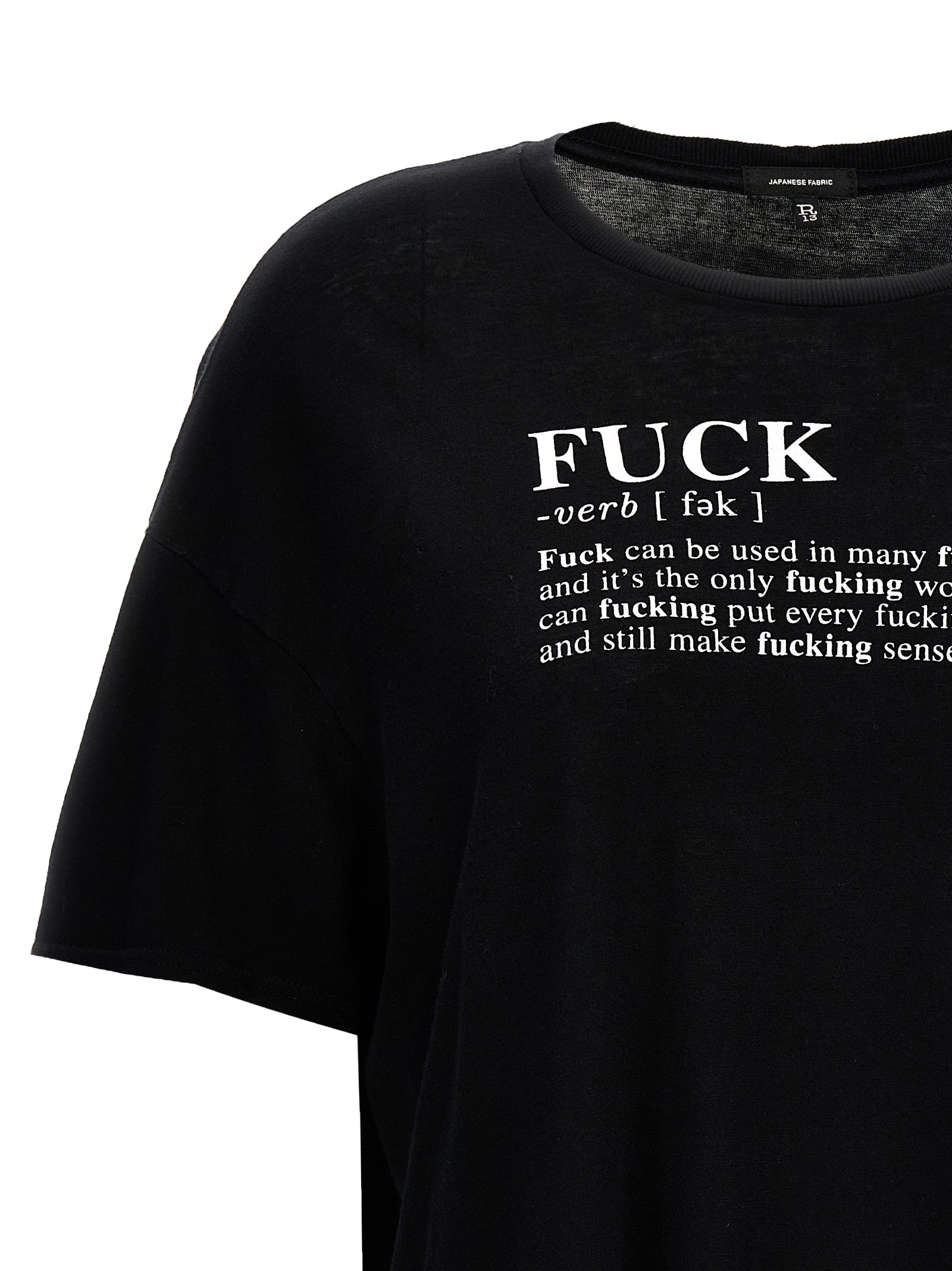 R13 'Fuck' T-Shirt