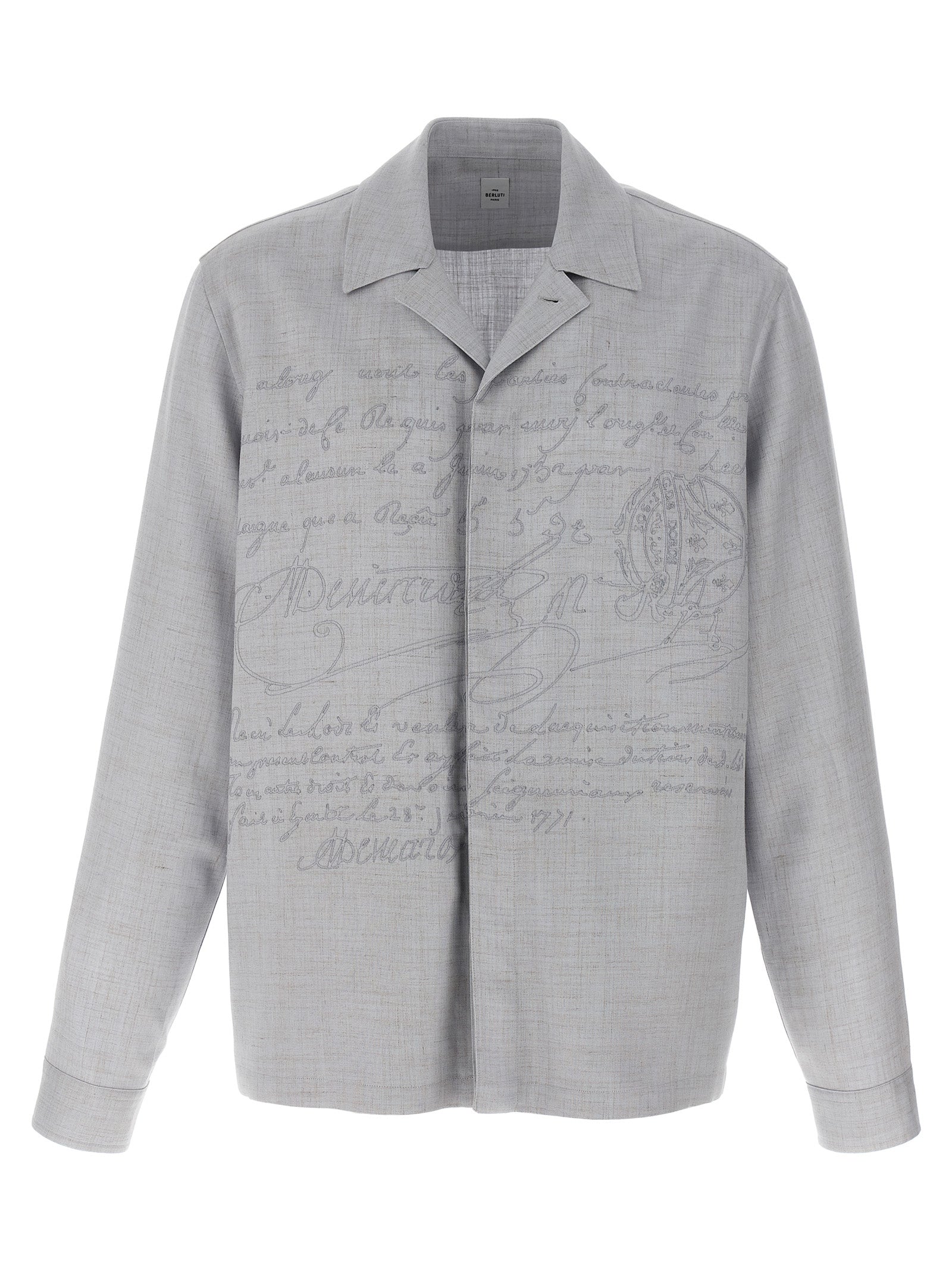 Berluti 'Embroidered Scritto' Overshirt