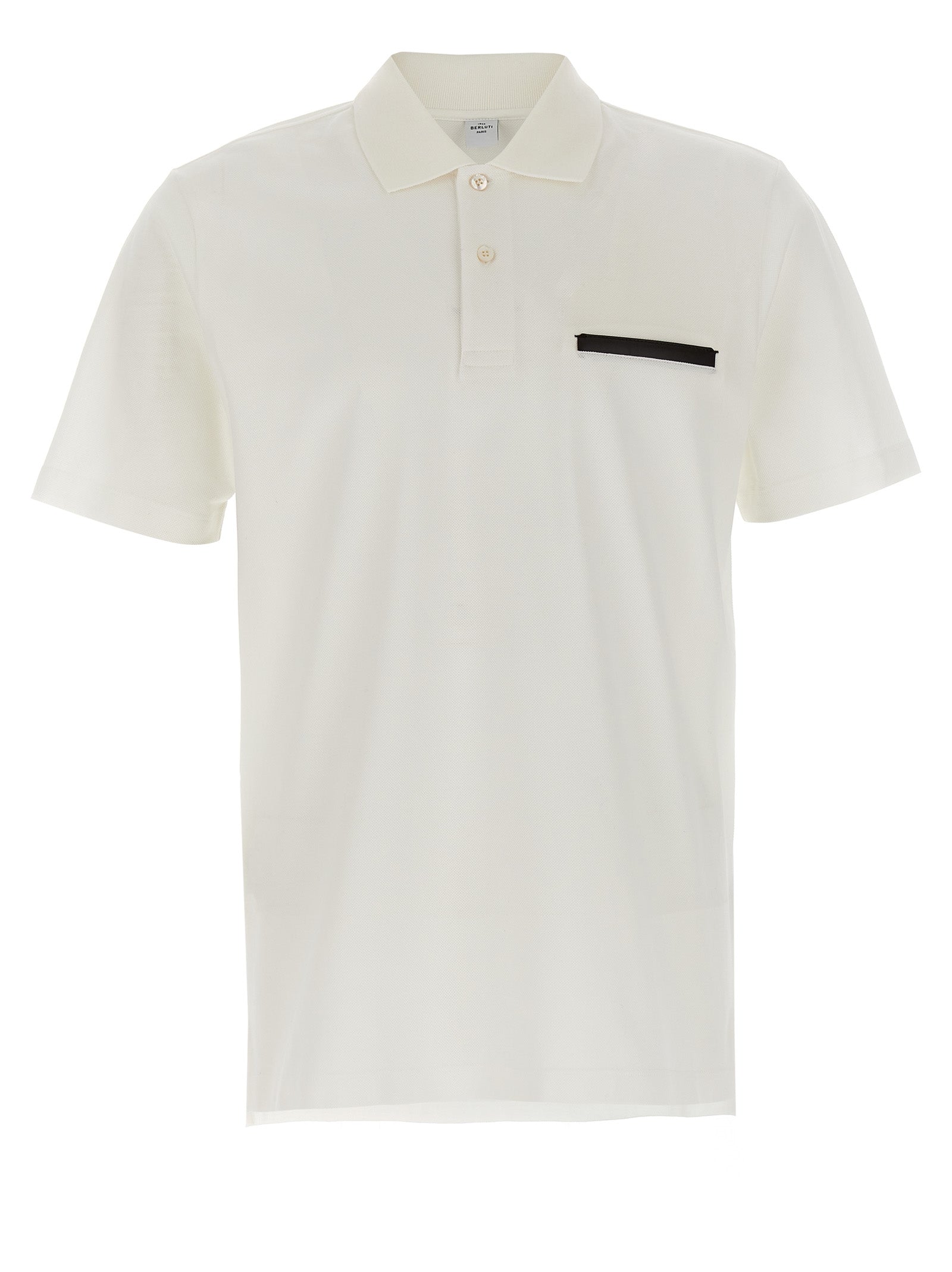 Berluti 'Leather Tab' Polo Shirt