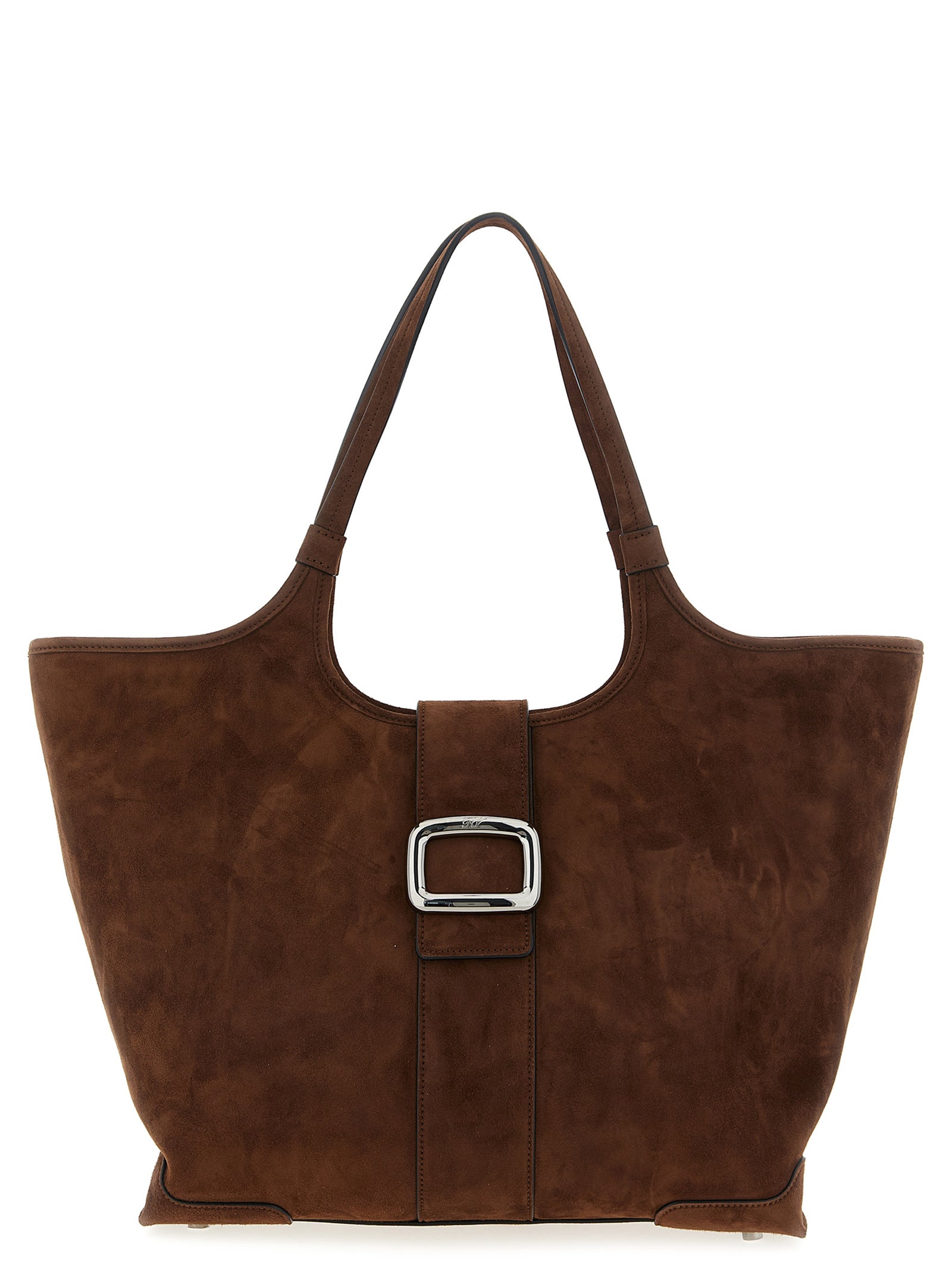 Roger Vivier Medium 'Viv' Choc' Shopping Bag