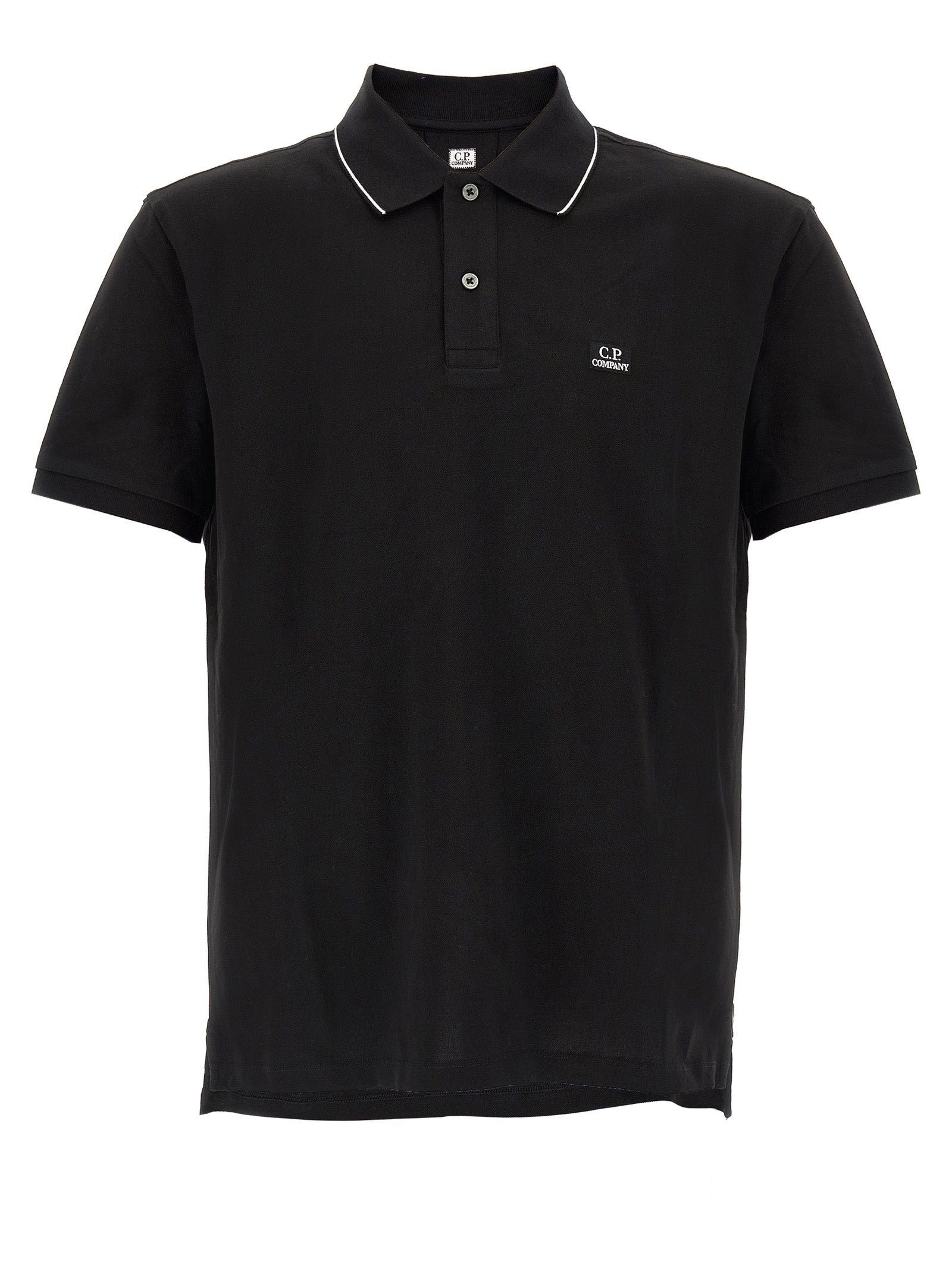 C.P. Company Logo Patch Polo Shirt