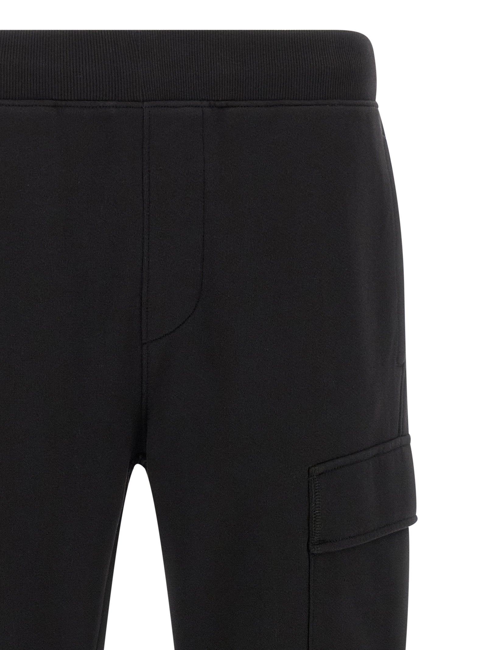 C.P. Company 'Diagonal Raised Fleece' Pants With Lens Detail