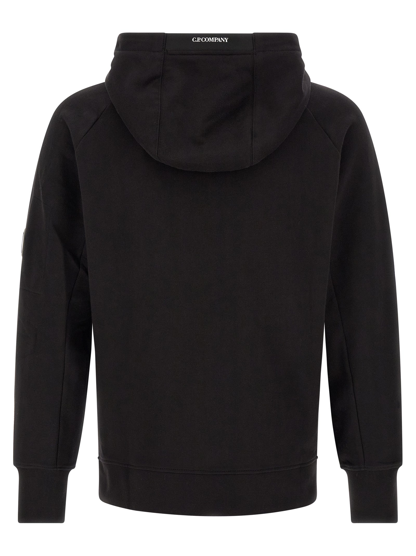 C.P. Company 'Diagonal Raised Fleece' Sweatshirt With Lens Detail