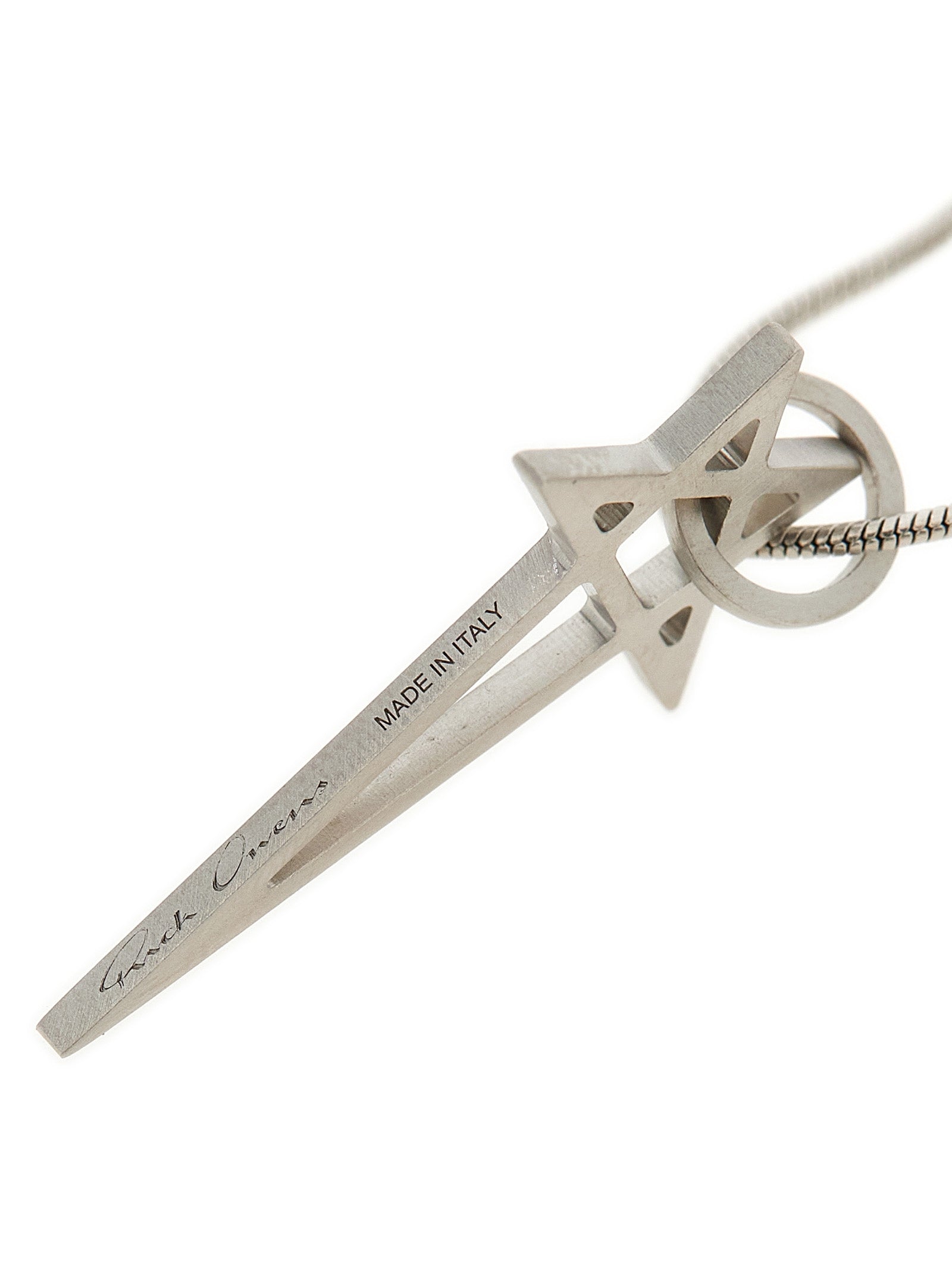 Rick Owens 'Pentagram' Necklace
