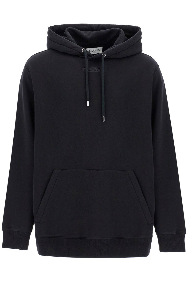 Lanvin Oversized Hoodie With Hood Black