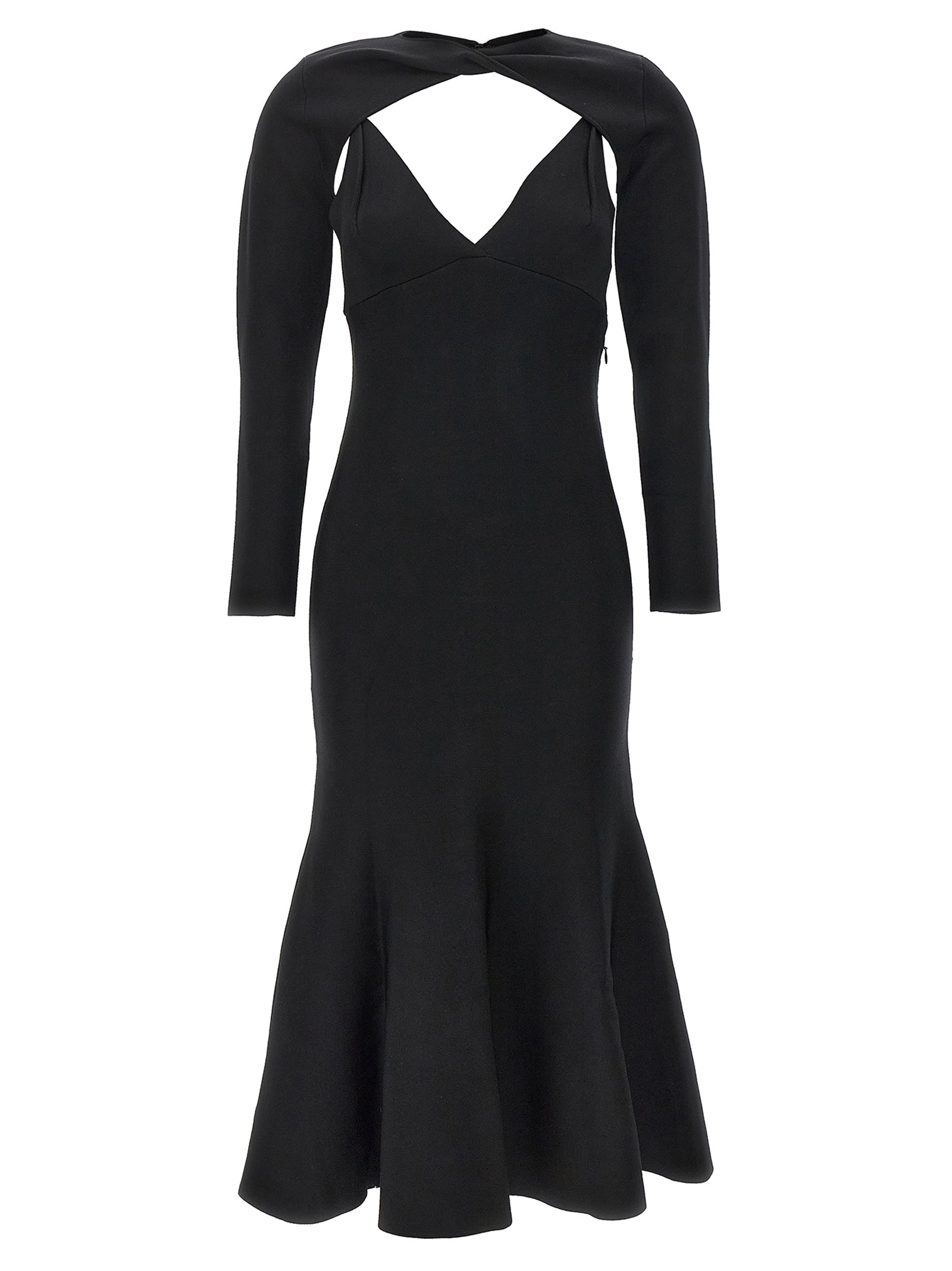 Roland Mouret Stretch Knit Midi Dress