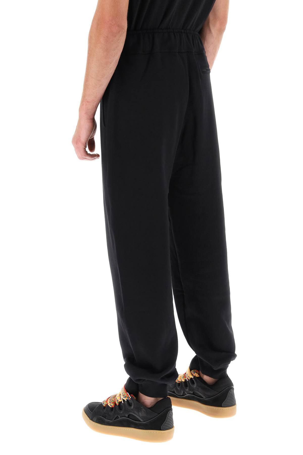 Lanvin 'Curb Lace' Sweatpants Black