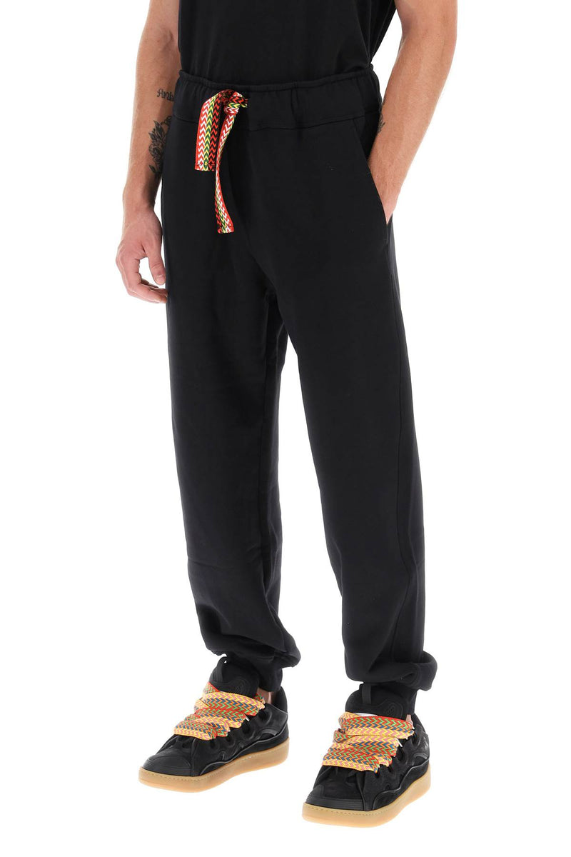 Lanvin 'Curb Lace' Sweatpants Black