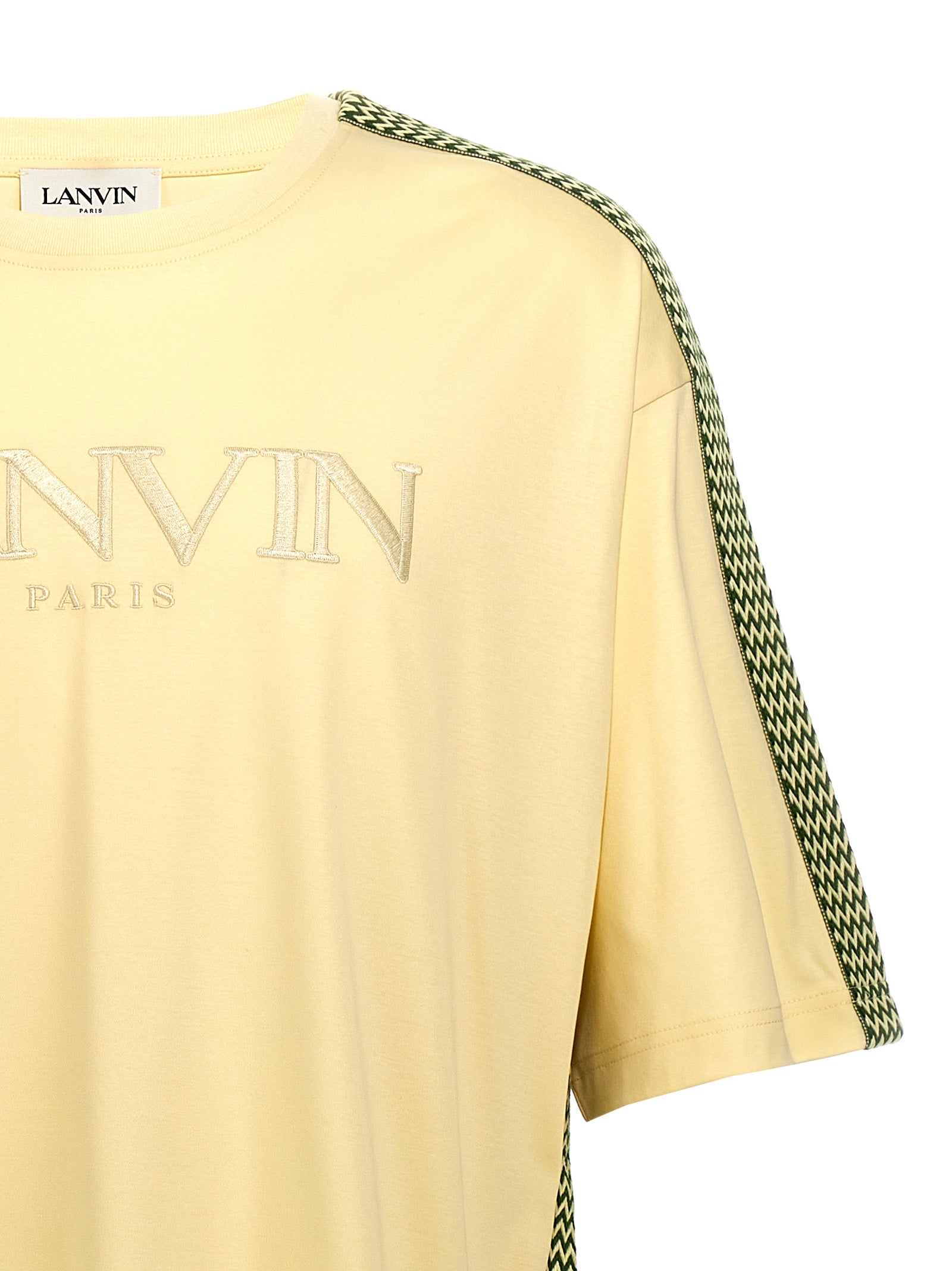 Lanvin 'Brodé Lanvin Side Curb' T-Shirt