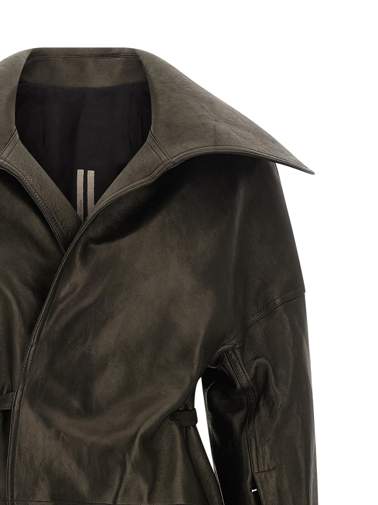 Rick Owens 'Dracucollar Belted' Coat