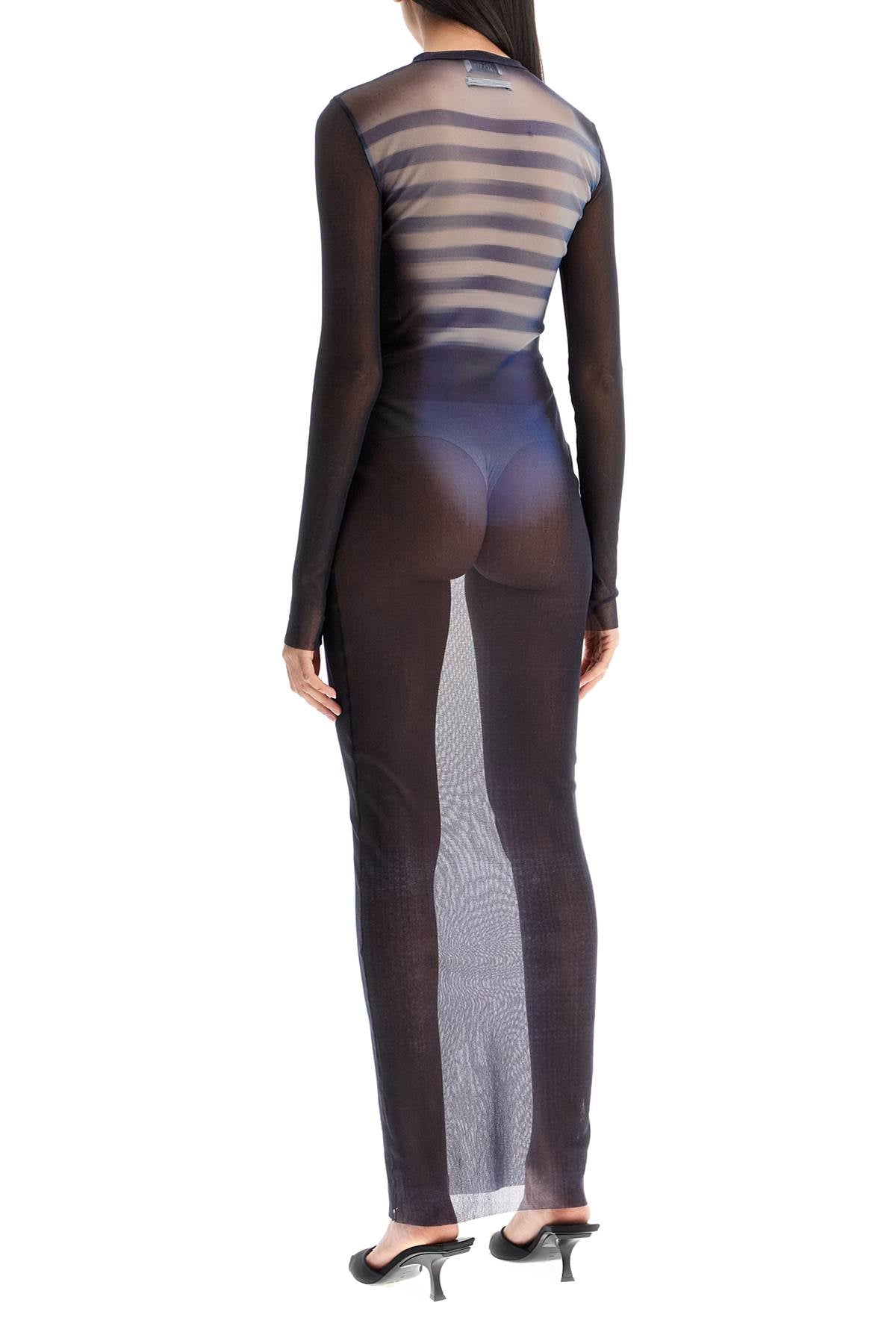 Jean Paul Gaultier Long Mesh Dress 'Le Mã¢Le'