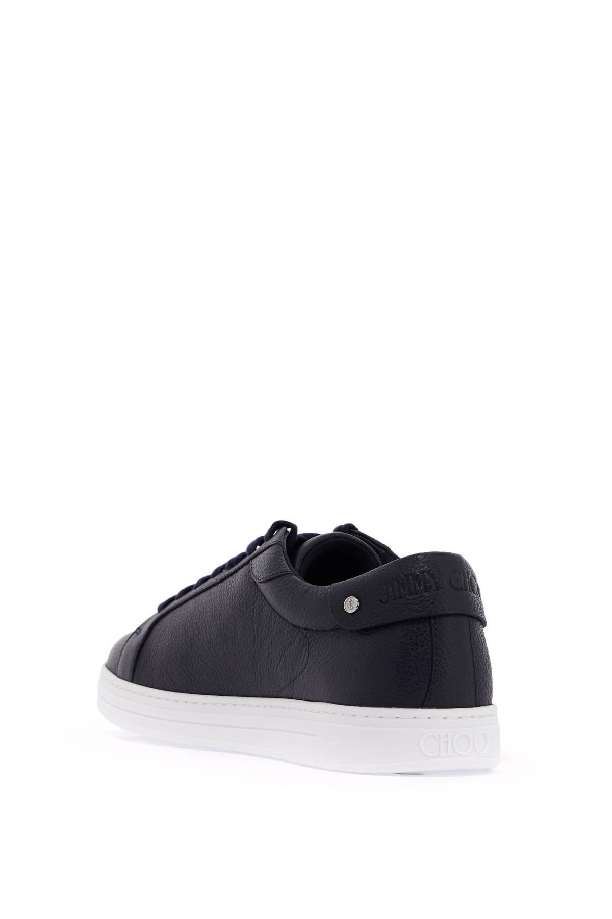 Jimmy Choo Hammered Leather Rome Sneakers