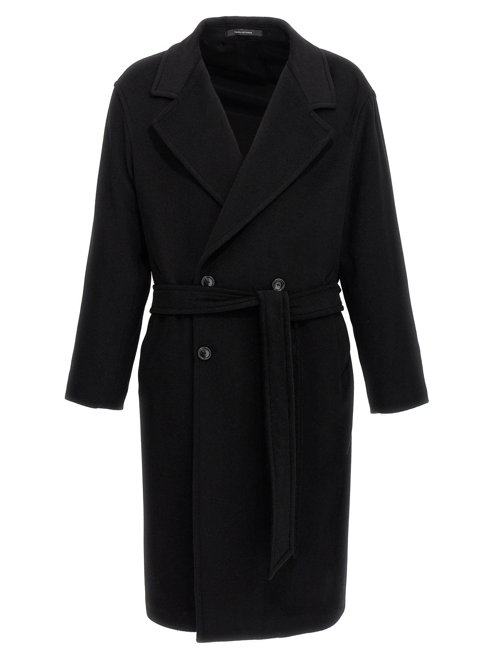 Tagliatore Cashmere Double-Breasted Coat