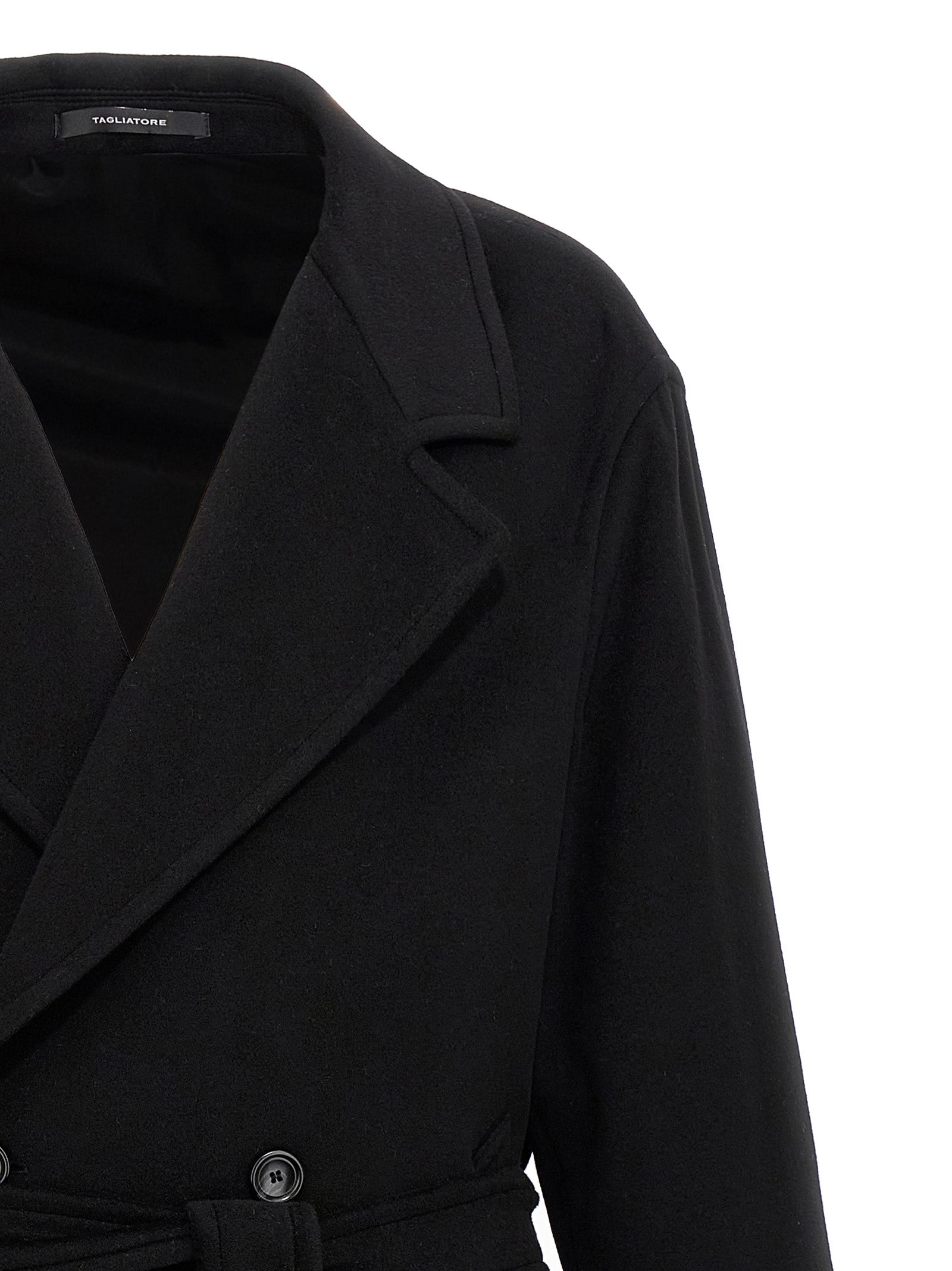 Tagliatore Cashmere Double-Breasted Coat