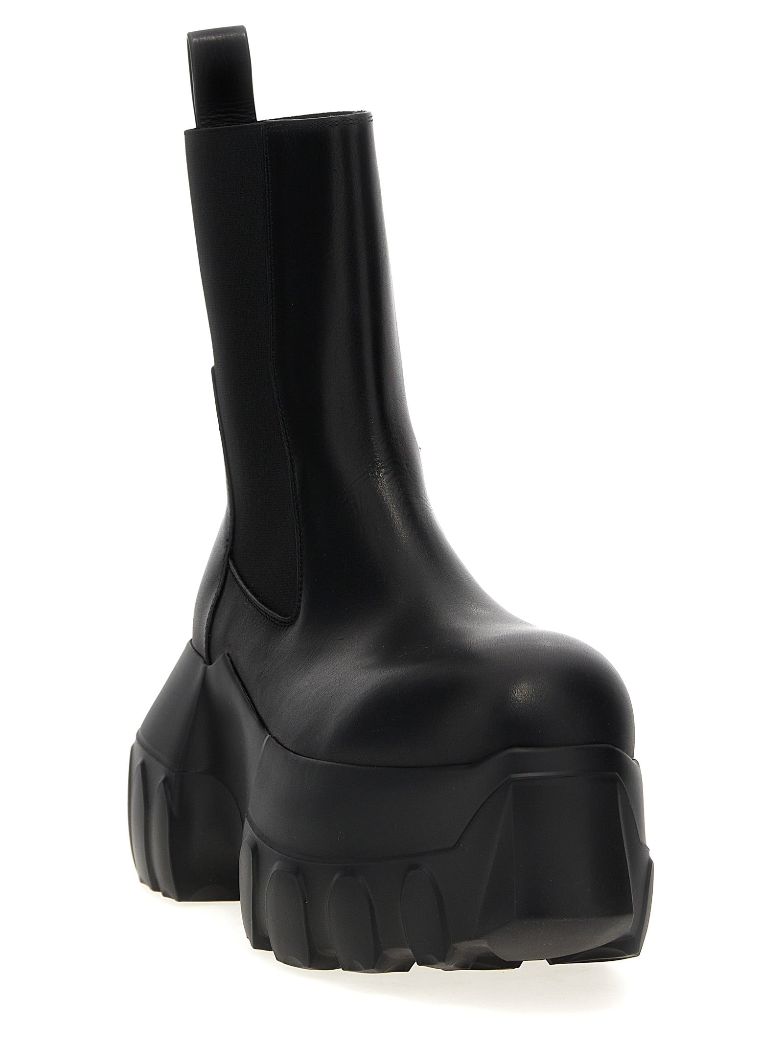 Rick Owens 'Beatle Mega Tractor' Ankle Boots