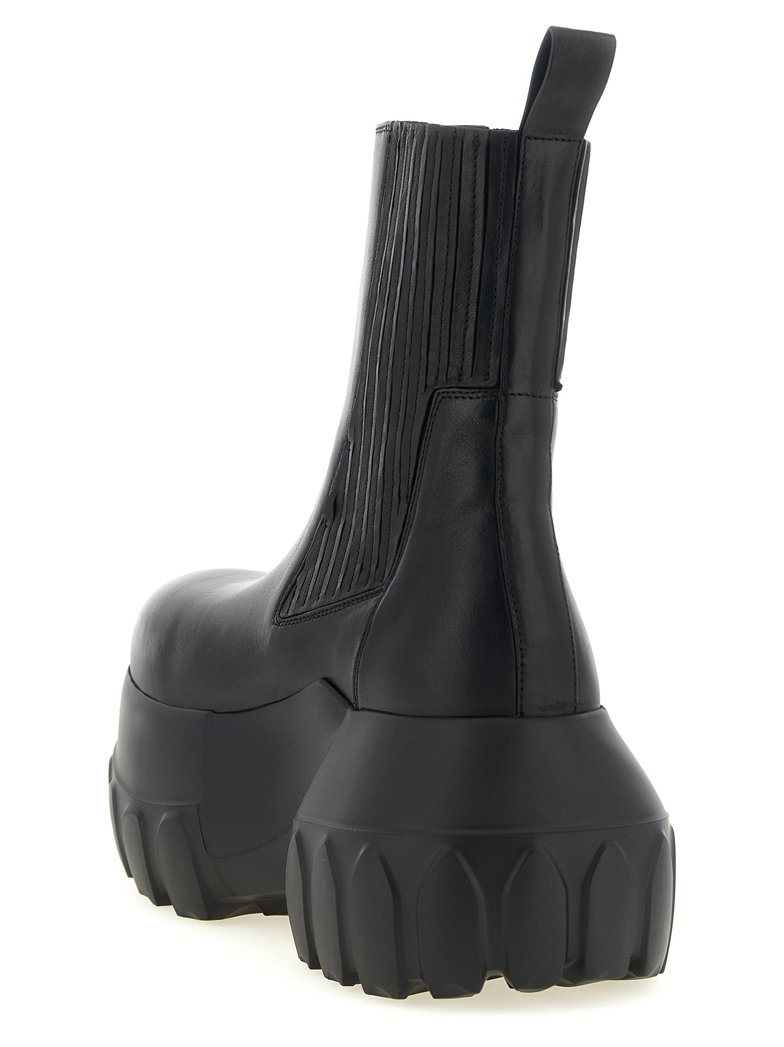 Rick Owens 'Beatle Mega Tractor' Ankle Boots