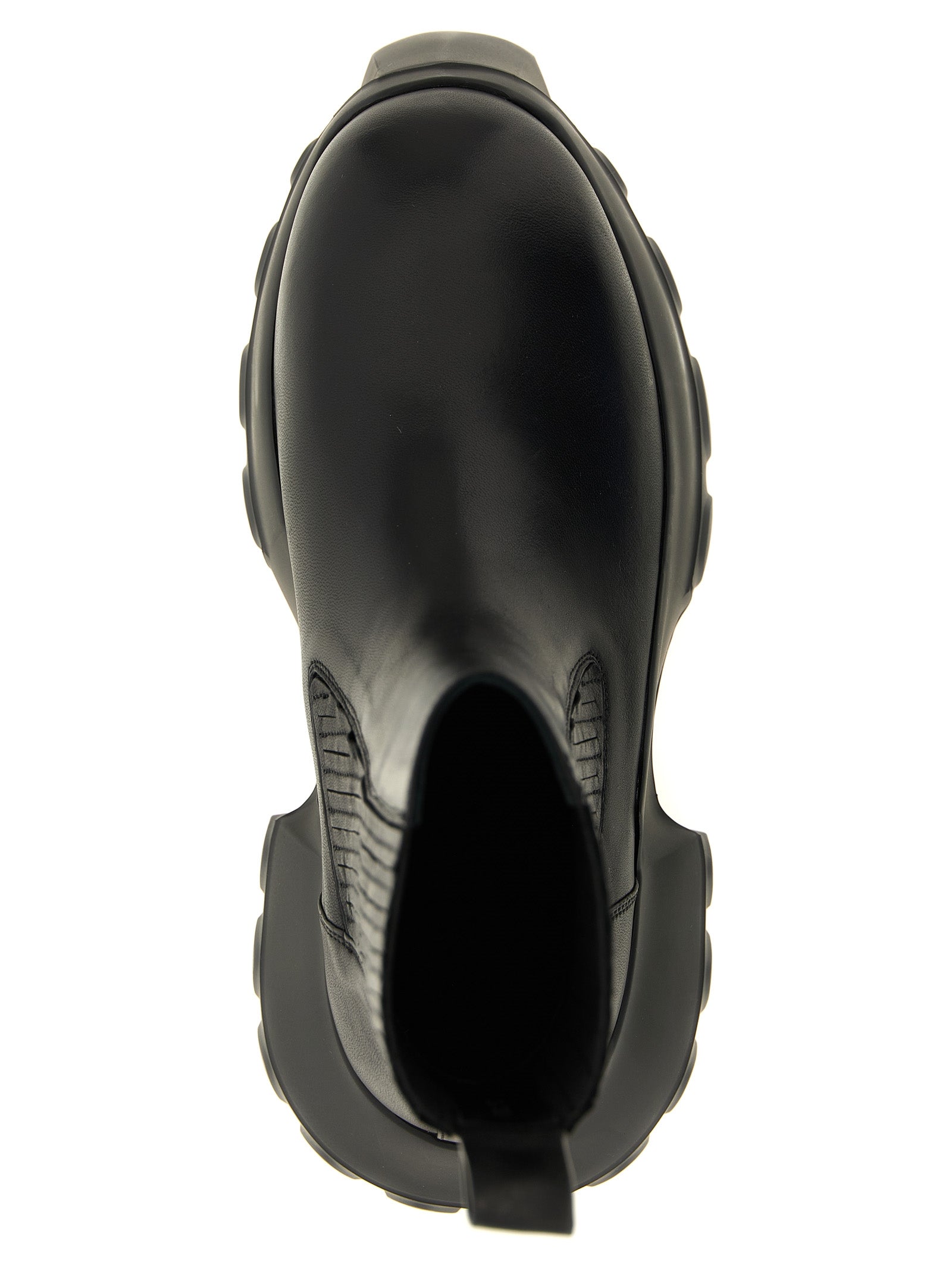 Rick Owens 'Beatle Mega Tractor' Ankle Boots