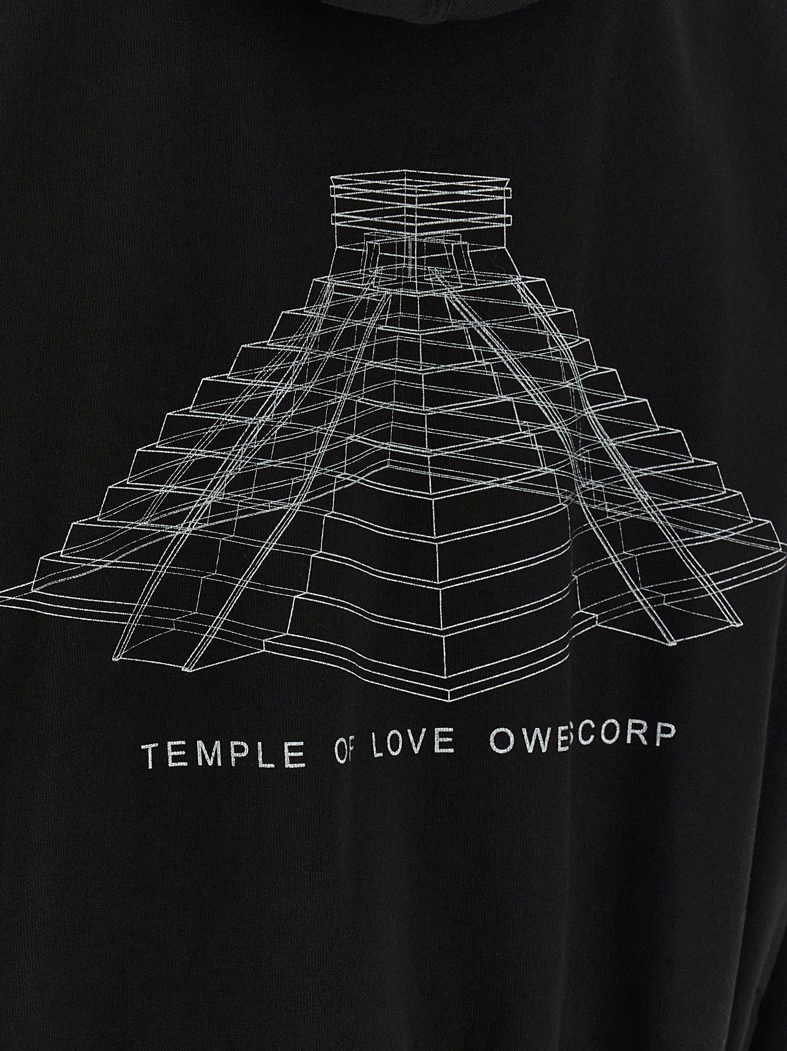 Rick Owens 'Temple Of Love Owenscorptemp' Hoodie