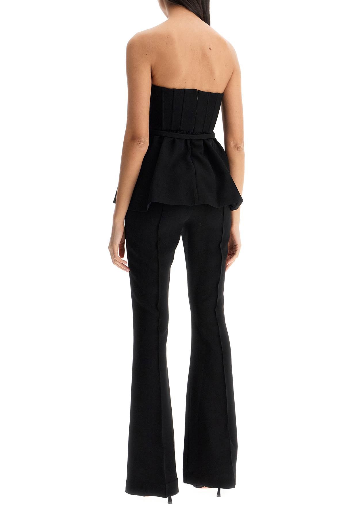 Self Portrait Bustier Jumpsuit With