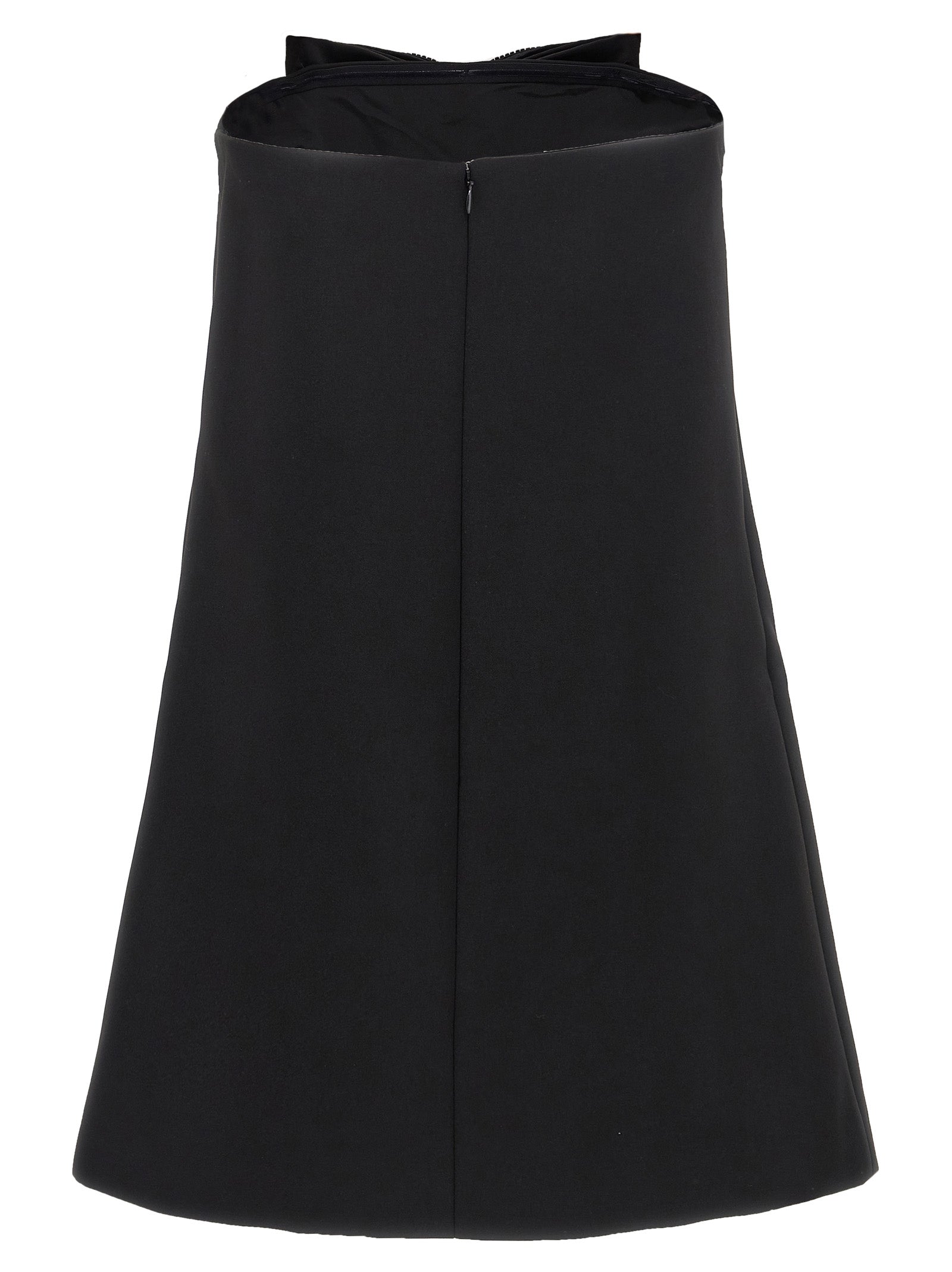 Self Portrait 'Black Crepe Bandeau Mini' Dress