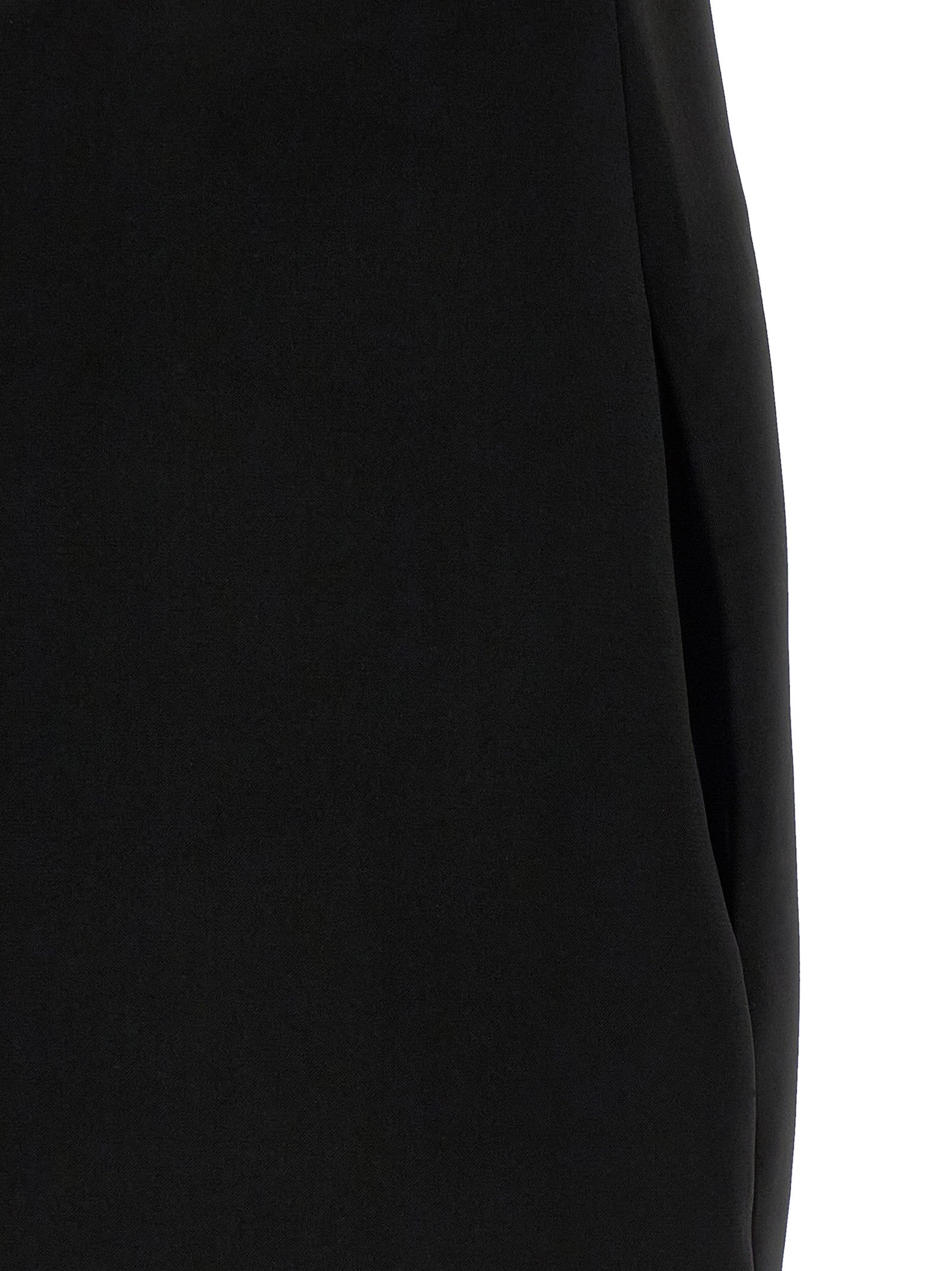 Self Portrait 'Black Crêpe Flower Mini' Dress