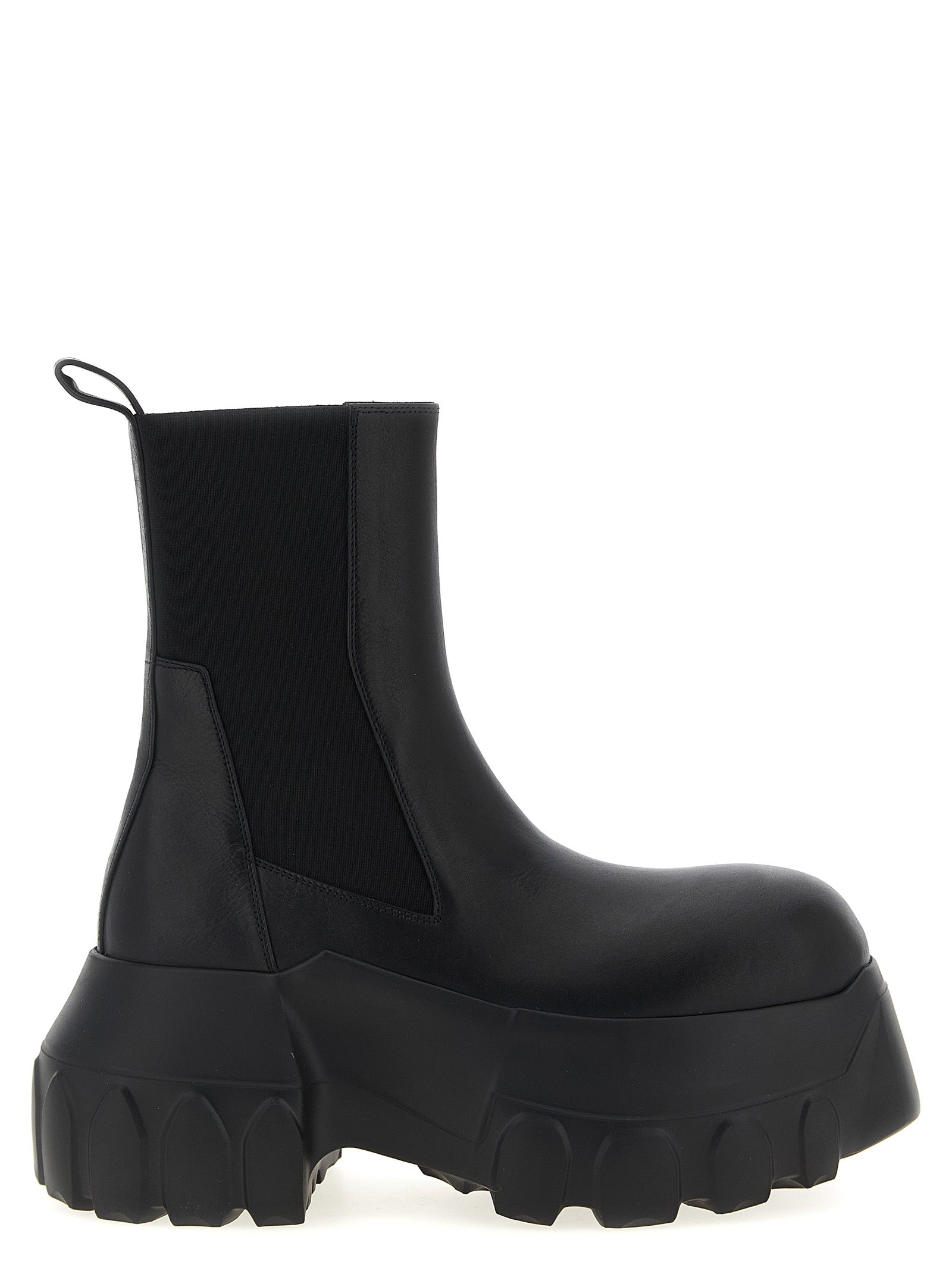 Rick Owens 'Beatle Mega Tractor' Ankle Boots