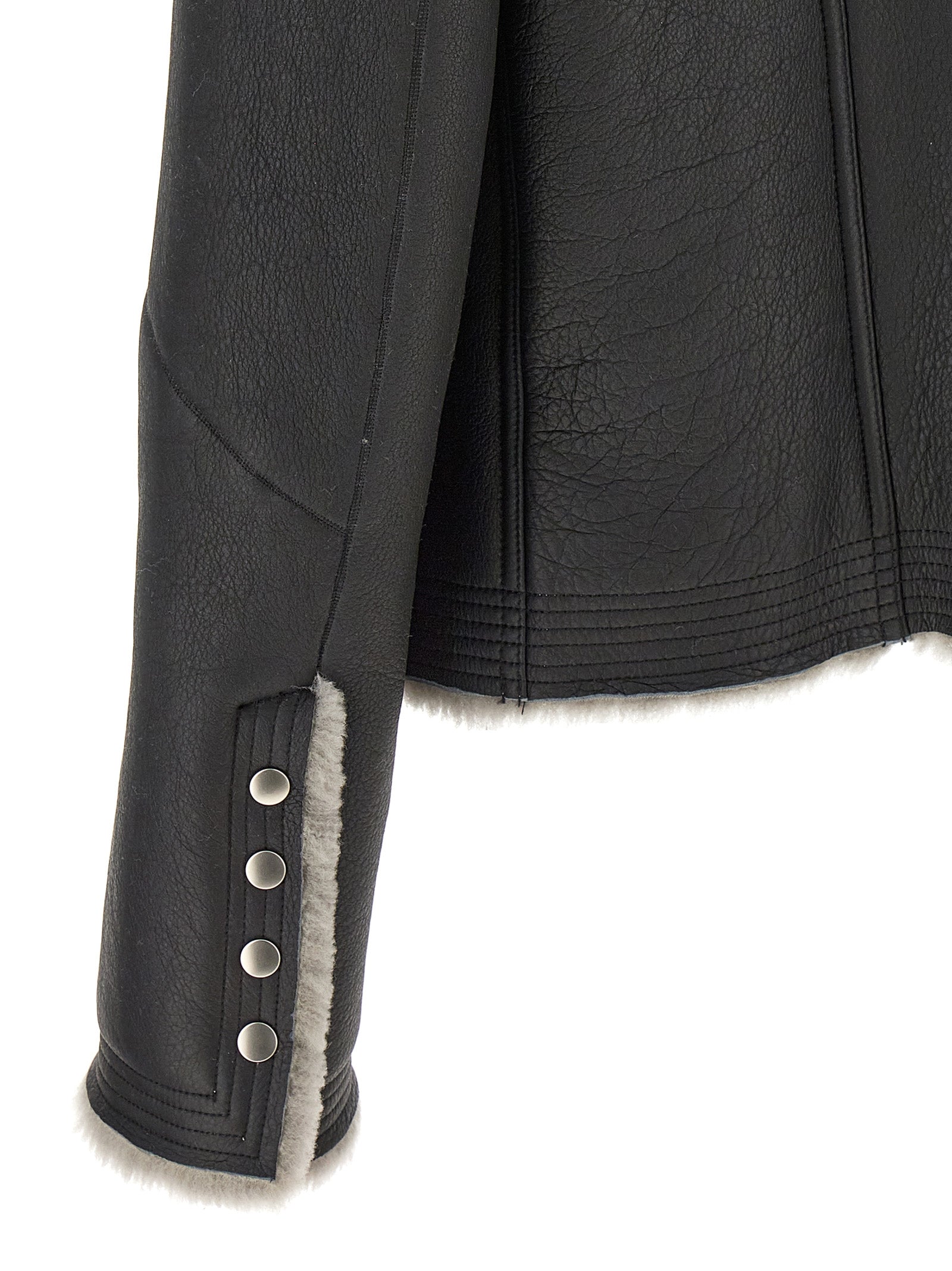 Rick Owens 'Bauhaus Jkt' Sheepskin Jacket