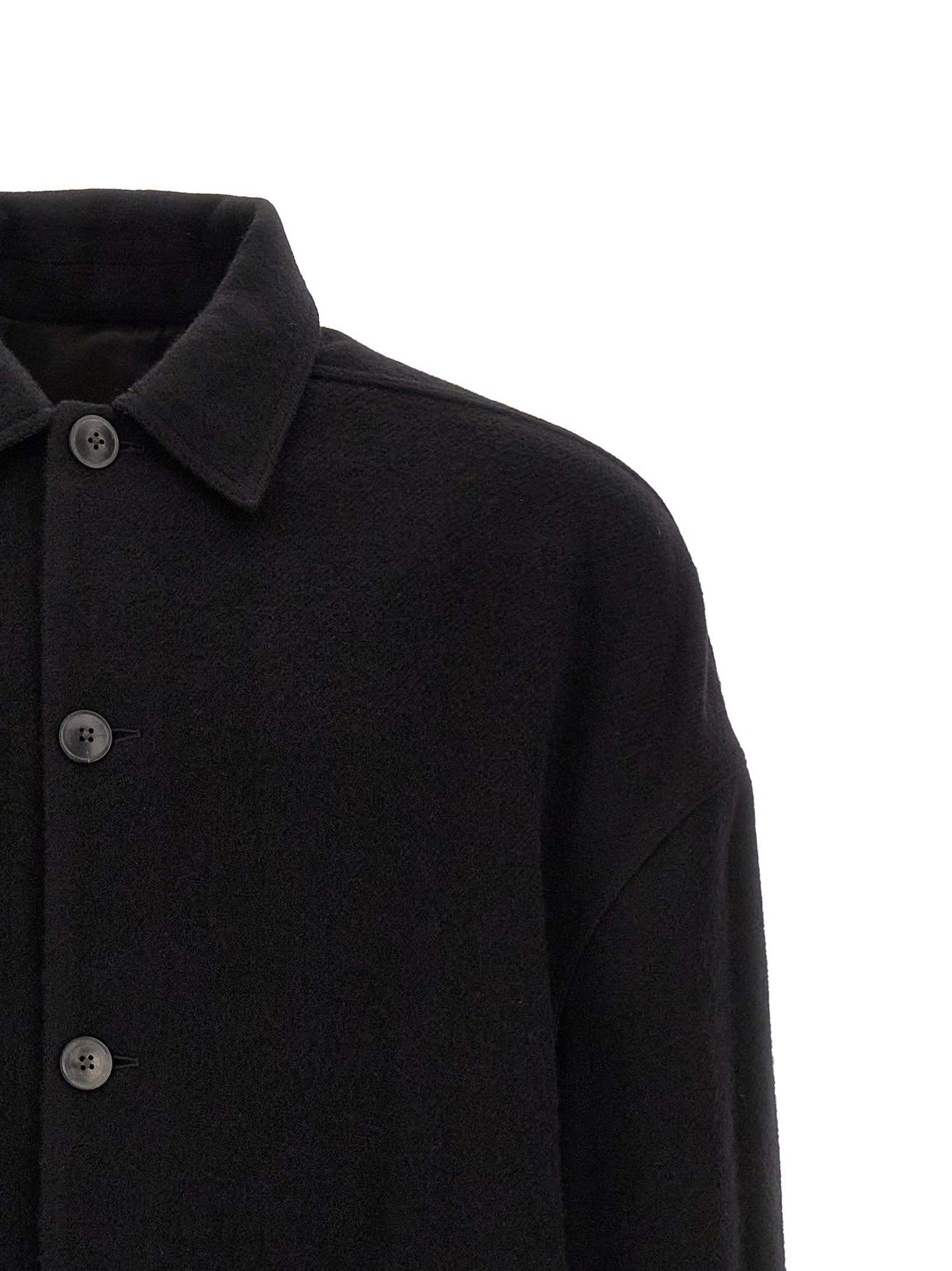 Rick Owens 'Buttoned Brad' Coat