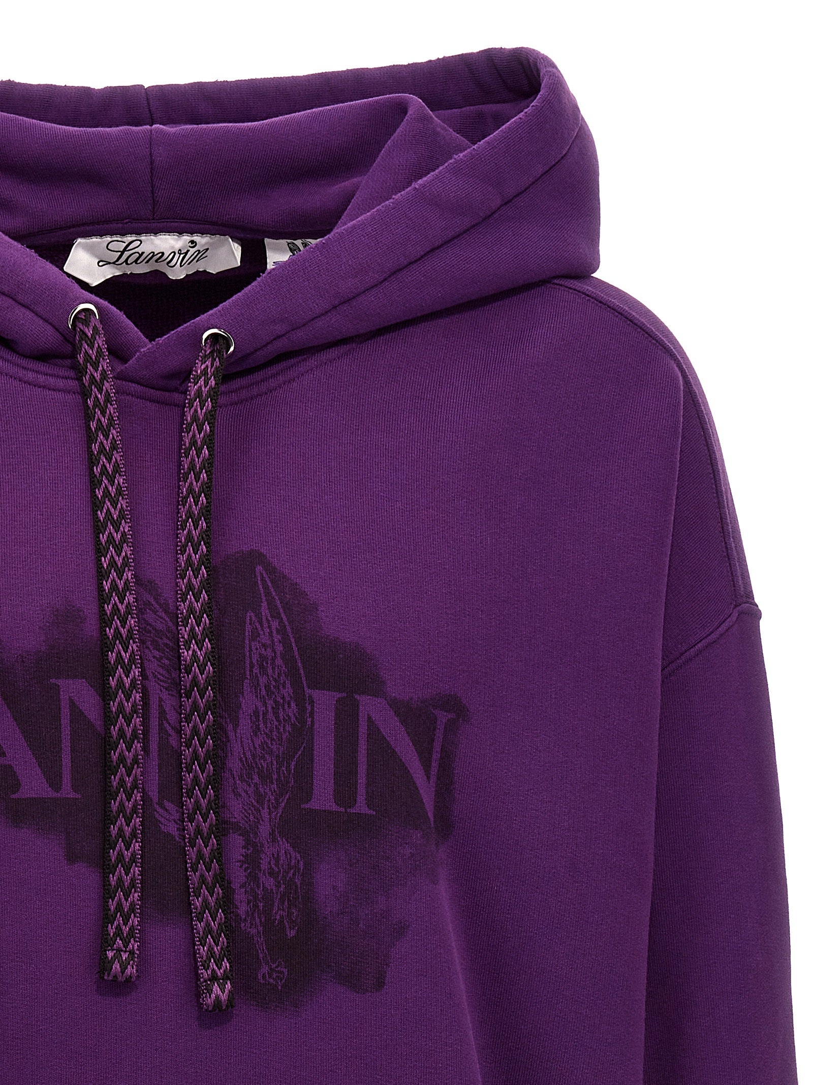 Lanvin Logo Print Hoodie