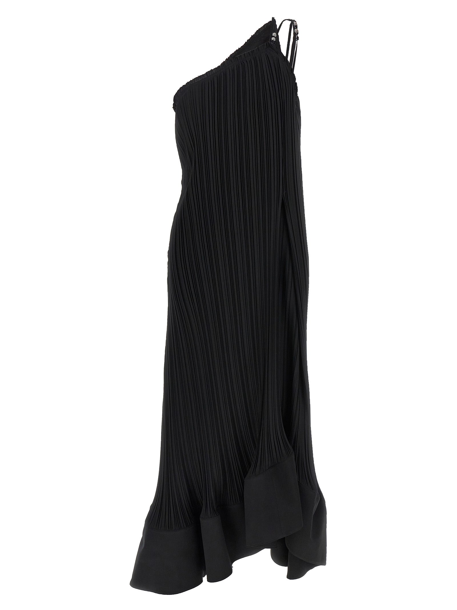 Lanvin Long Pleated Dress