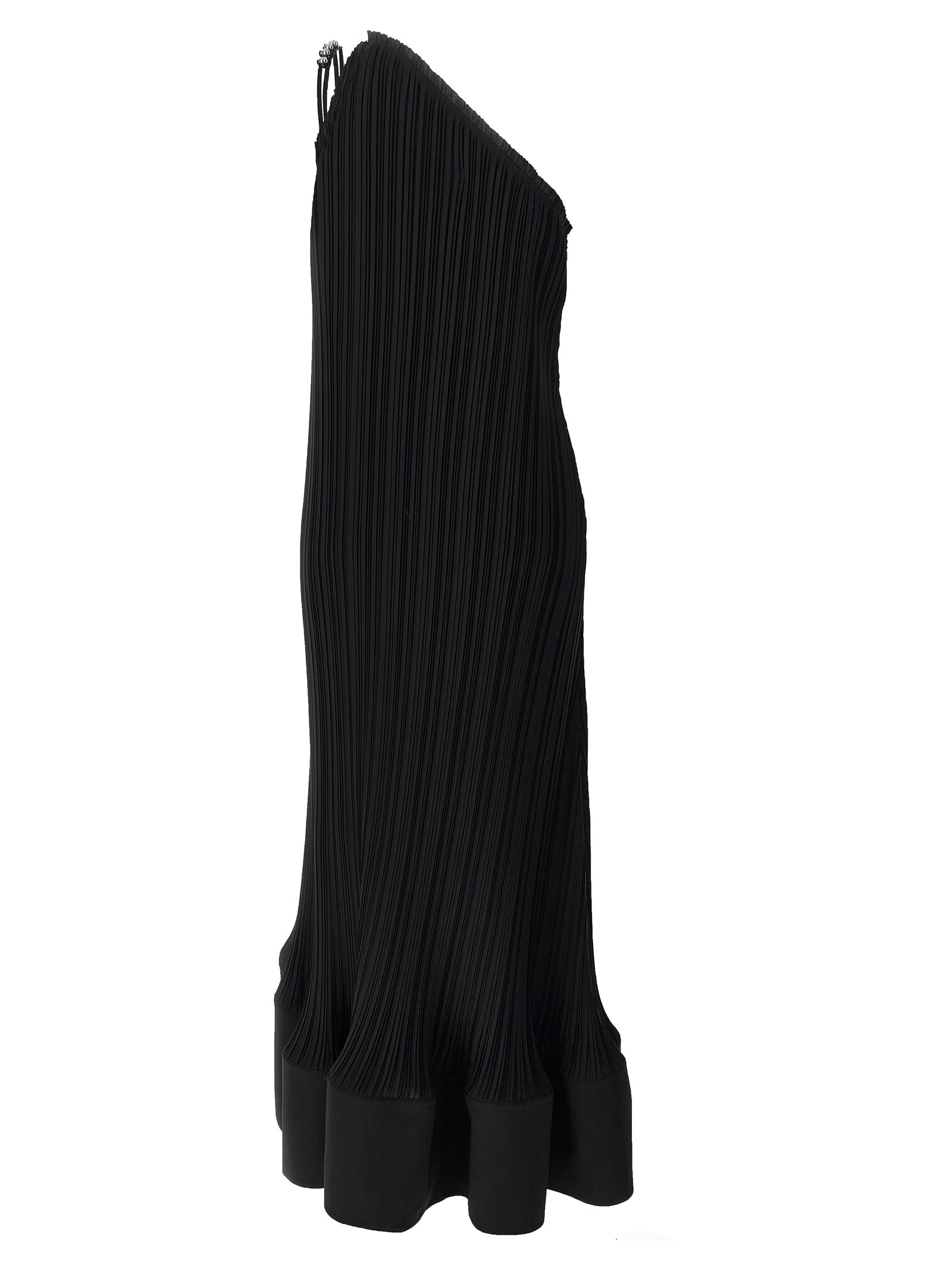 Lanvin Long Pleated Dress