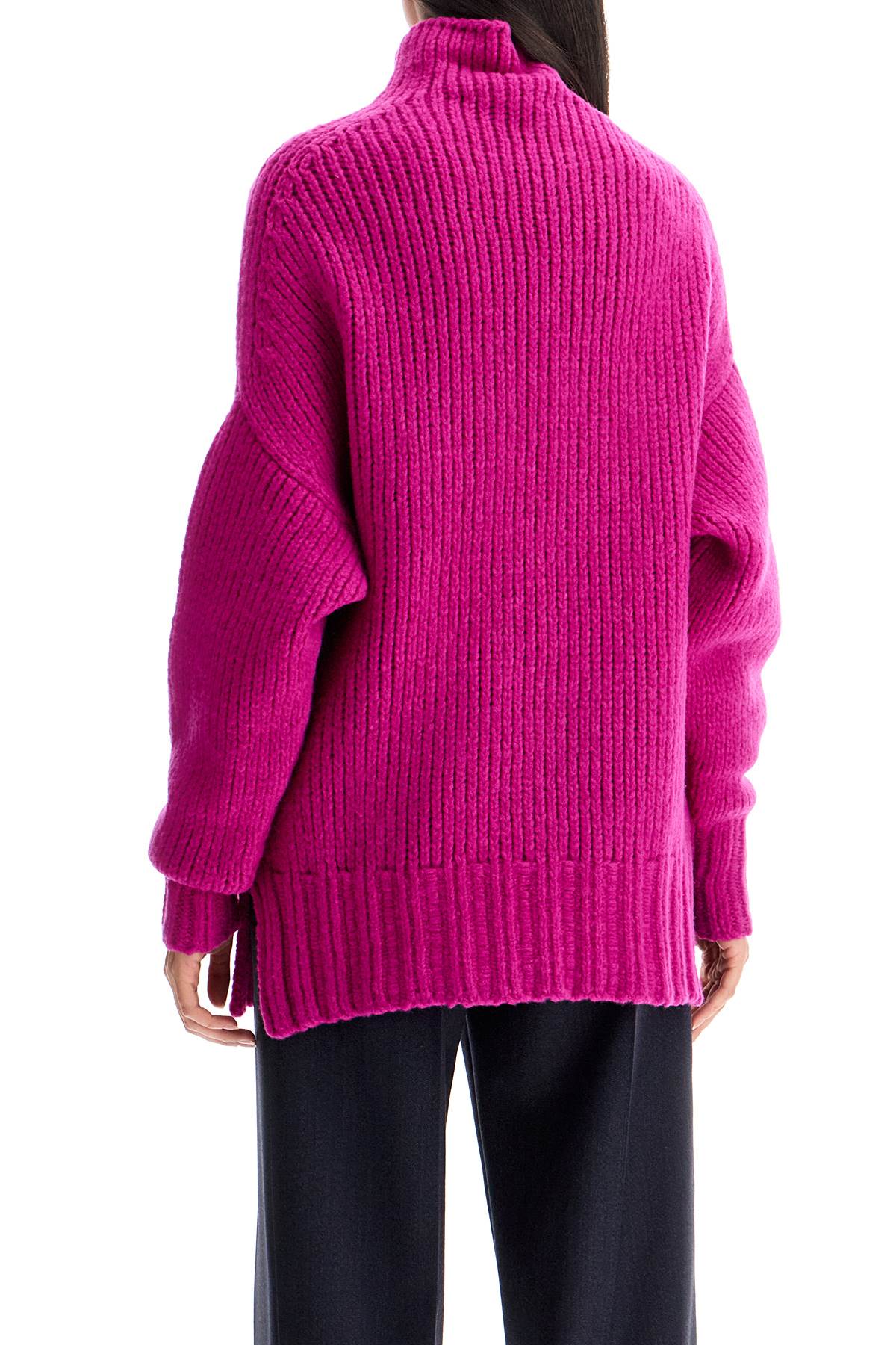 Lanvin High-Neck Wool Sweater