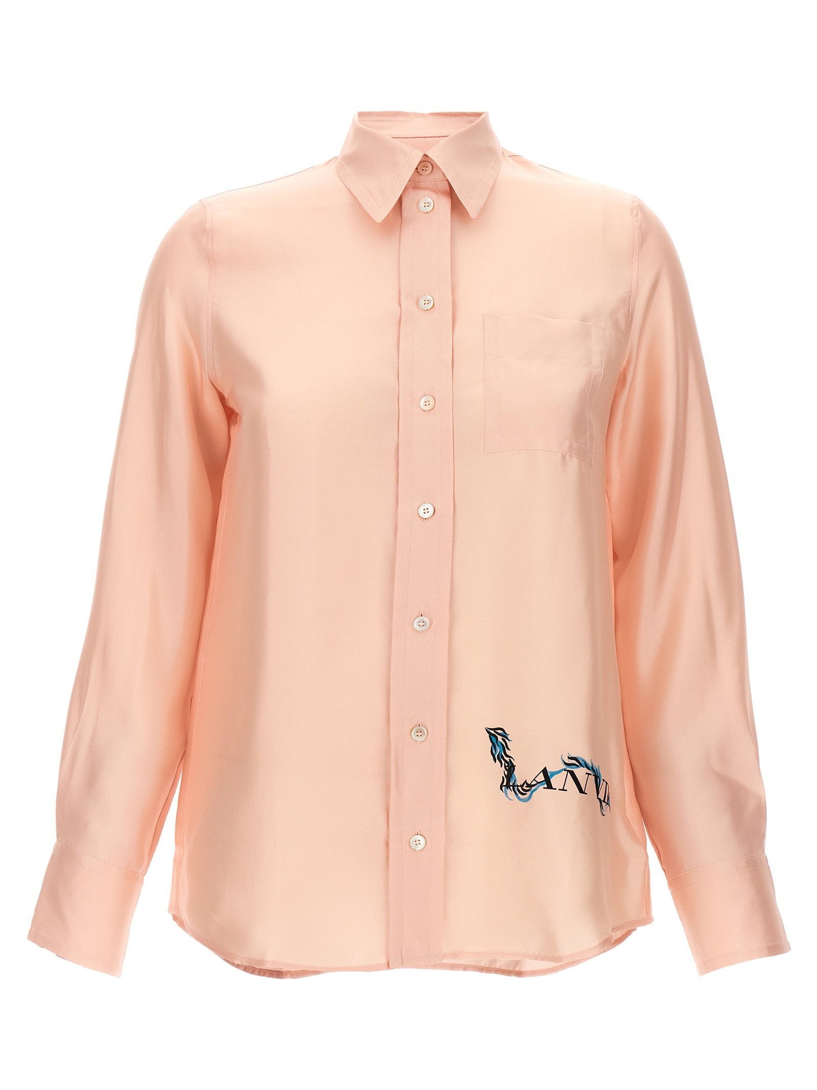 Lanvin Logo Print Shirt