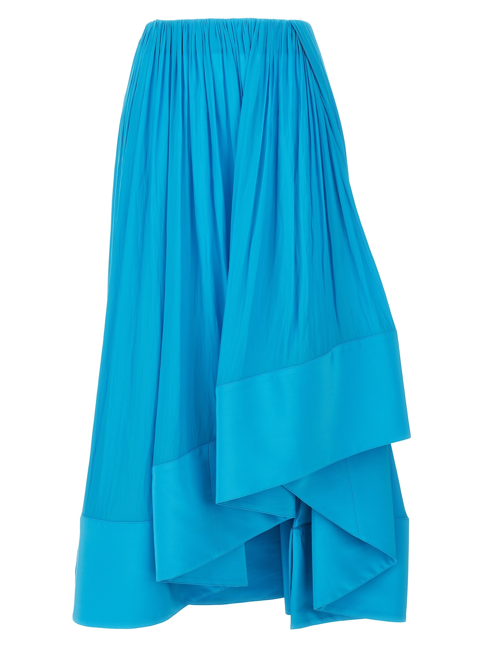 Lanvin Asymmetrical Midi Skirt