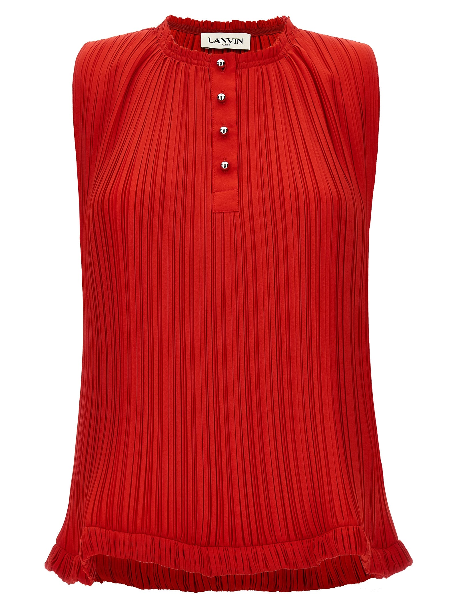 Lanvin Pleated Top