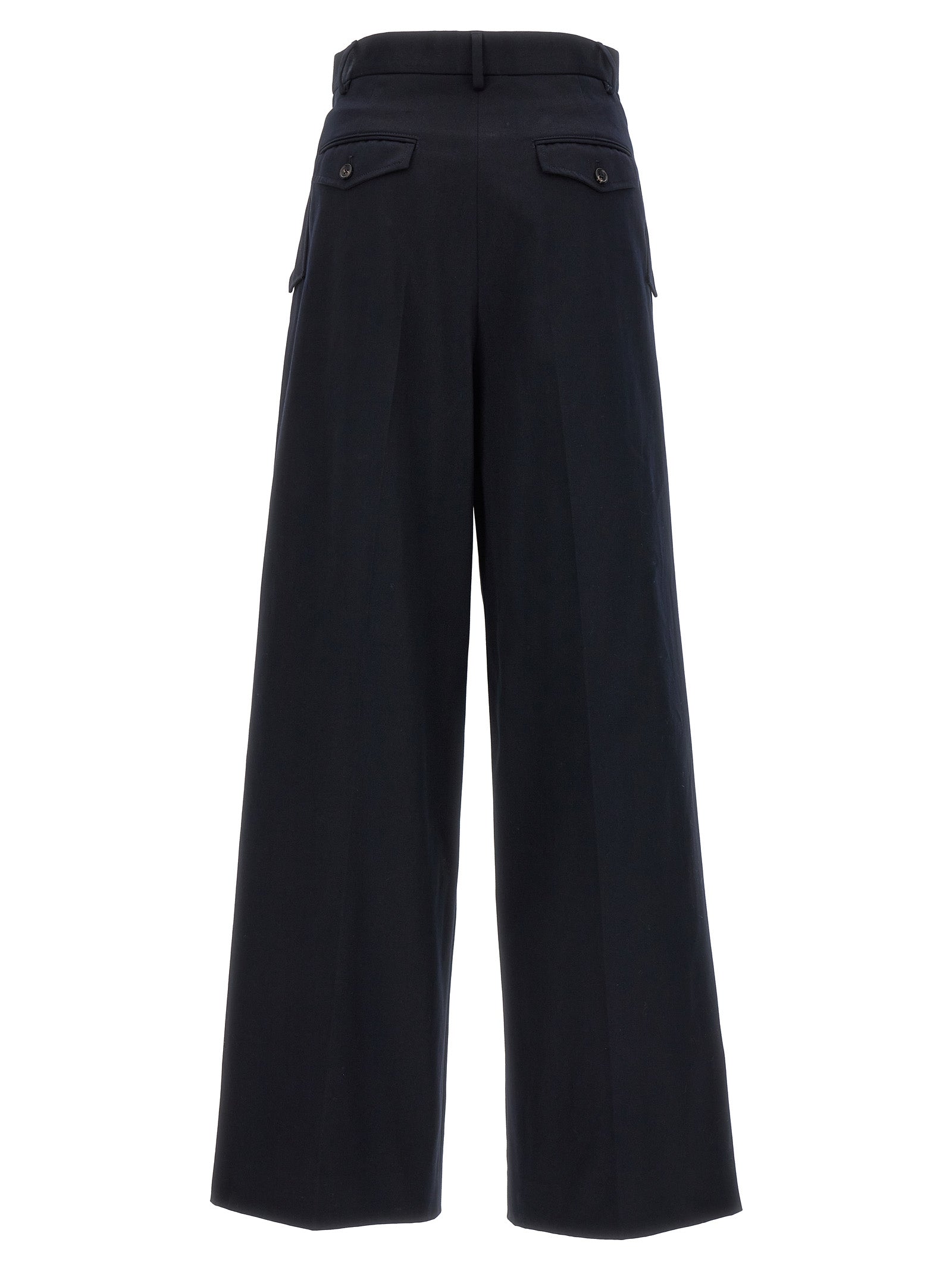 Lanvin Loose Leg Front Pleat Pants