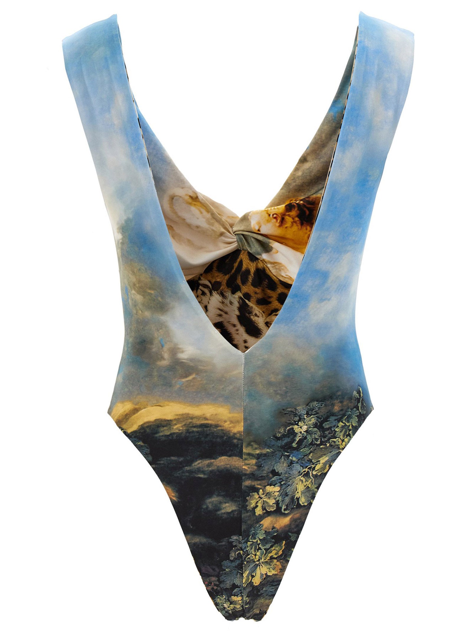 Roberto Cavalli 'Wild Leda' Reversible Inner Swimsuit