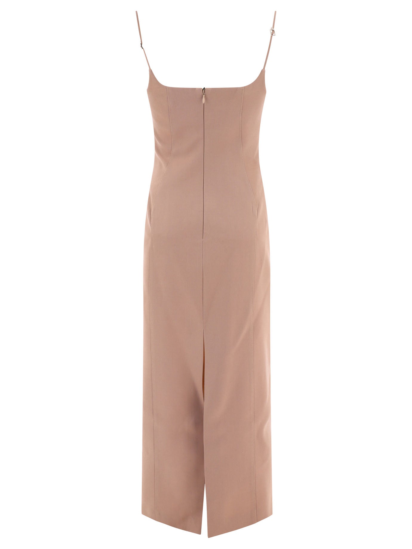 The Attico Gabardine Midi Dress