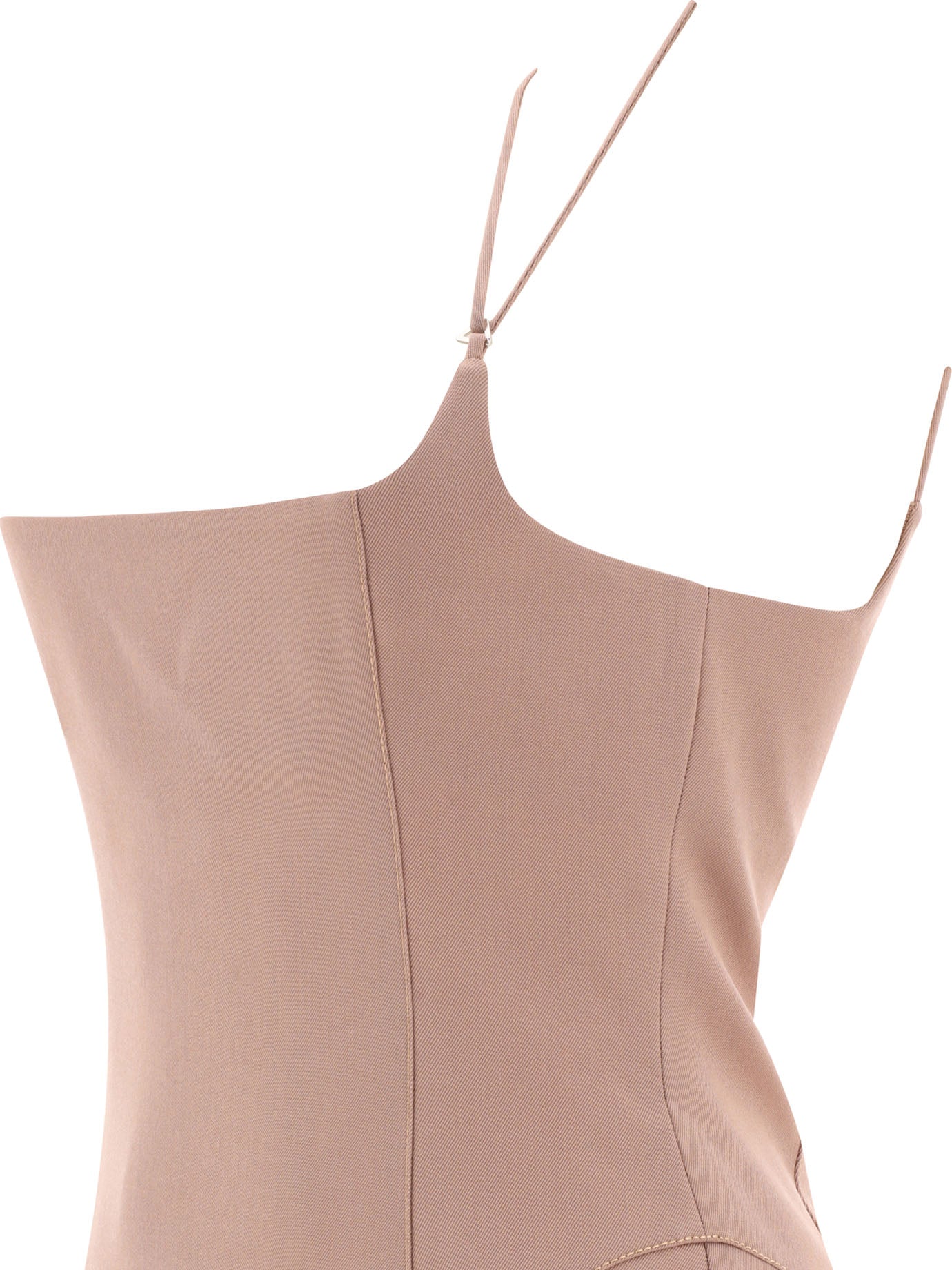 The Attico Gabardine Midi Dress