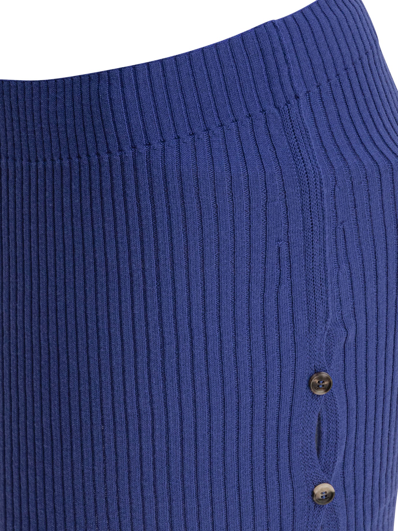 Courrèges Cotton And Wool Pencil Skirt