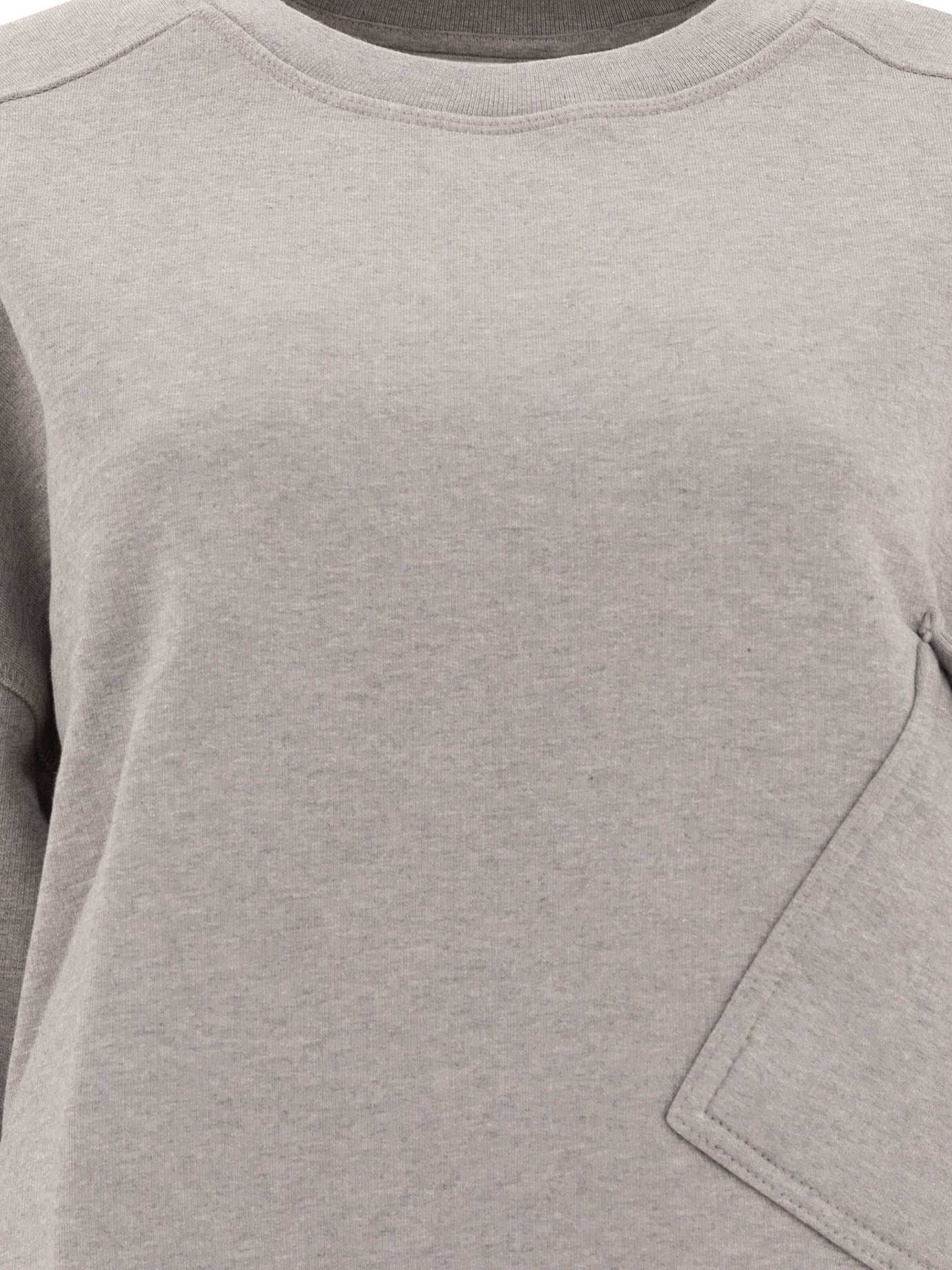 Ganni Sweatshirt With Asymmetrical Pockets