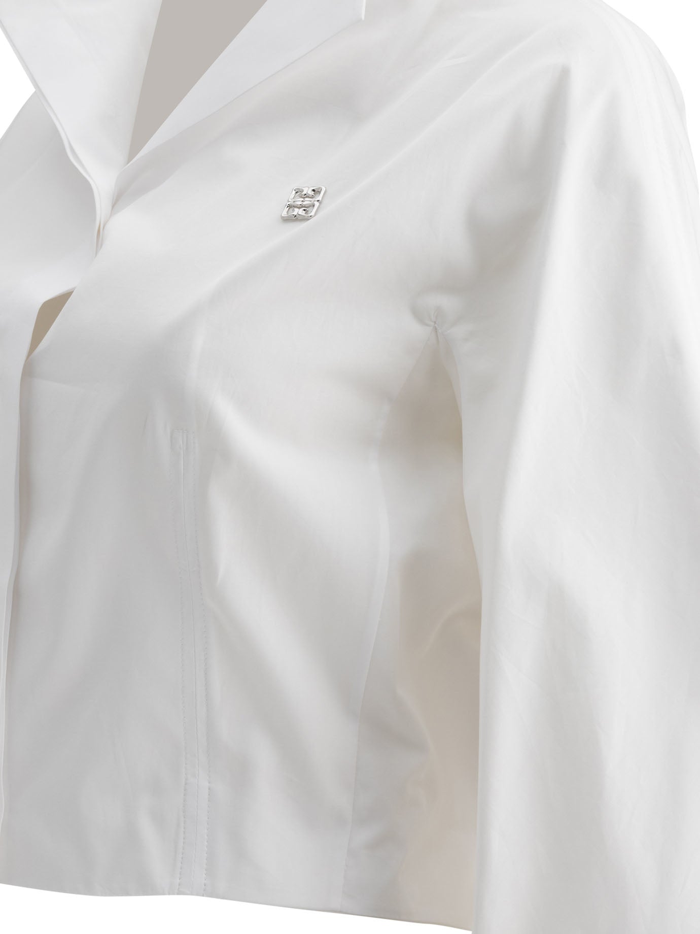 Givenchy Cropped Poplin Shirt