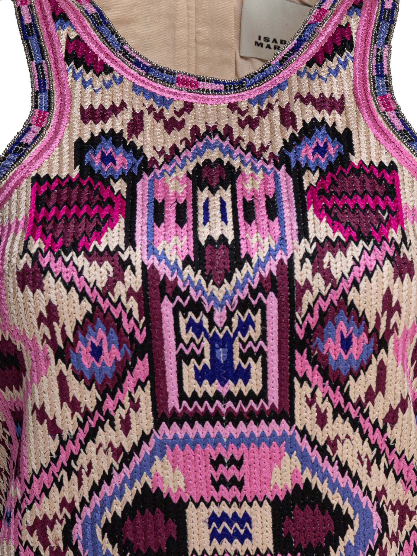 Isabel Marant Embroidered Dress With Bangs
