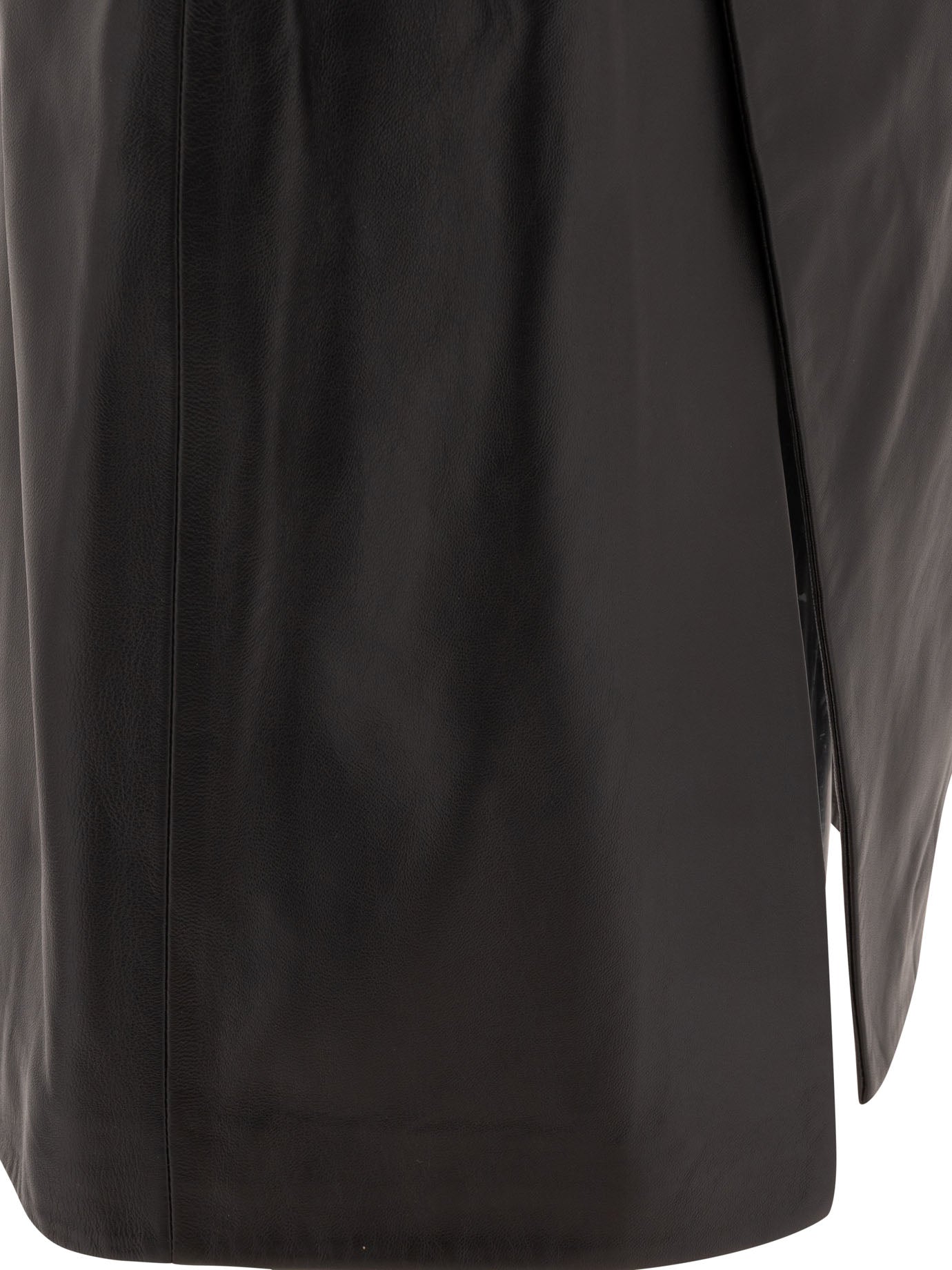 Loulou Studio Leather Midi Skirt