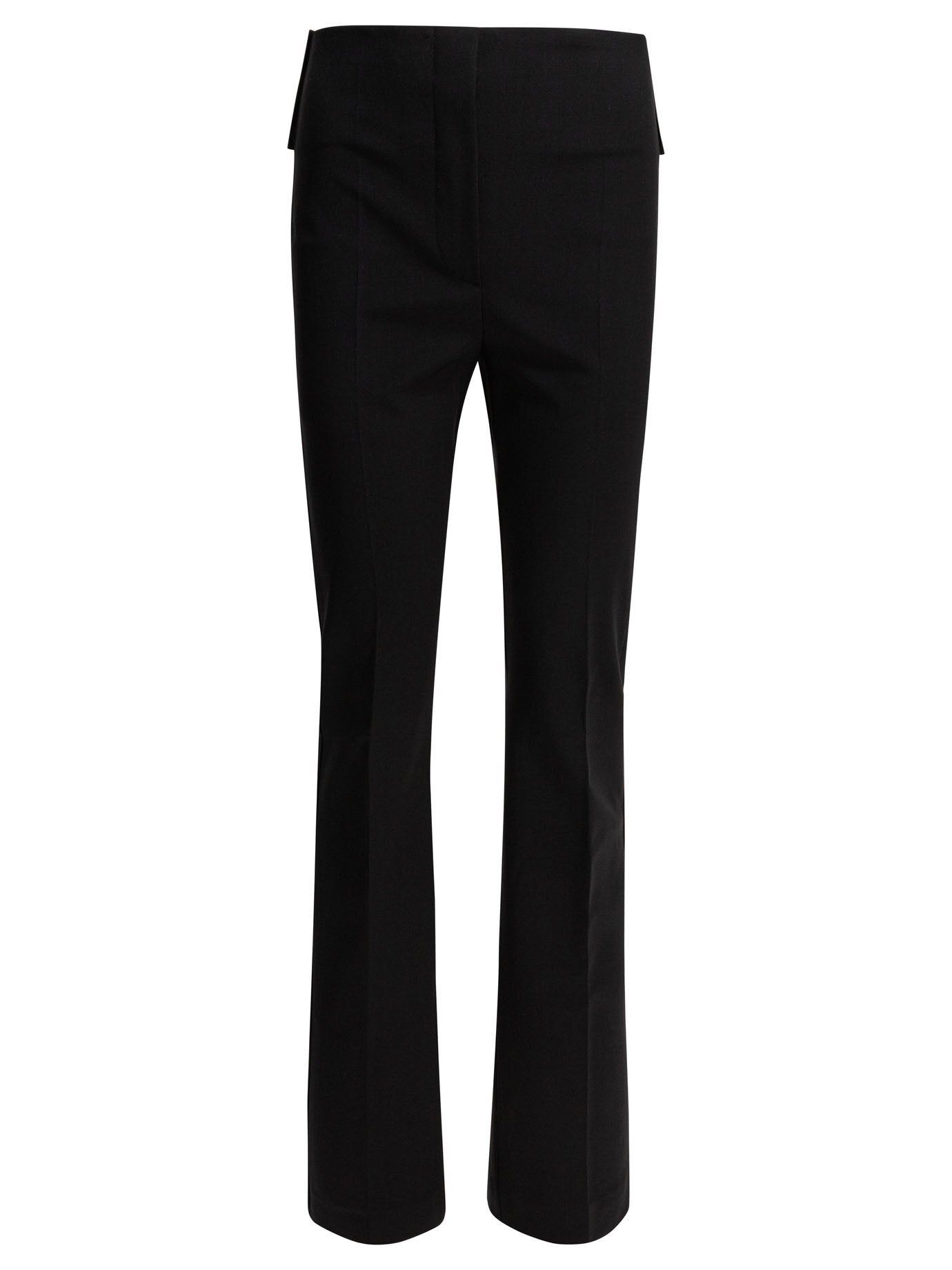 Max Mara Sportmax Flared Pants With Leather Belt