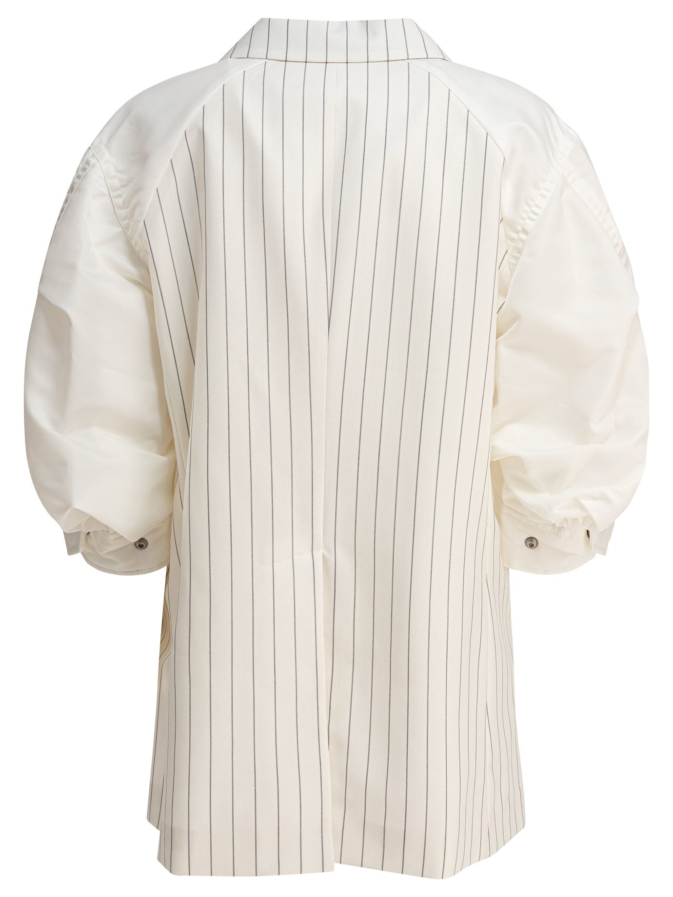 Sacai Balzer Double-Breasted Wool And Silk
